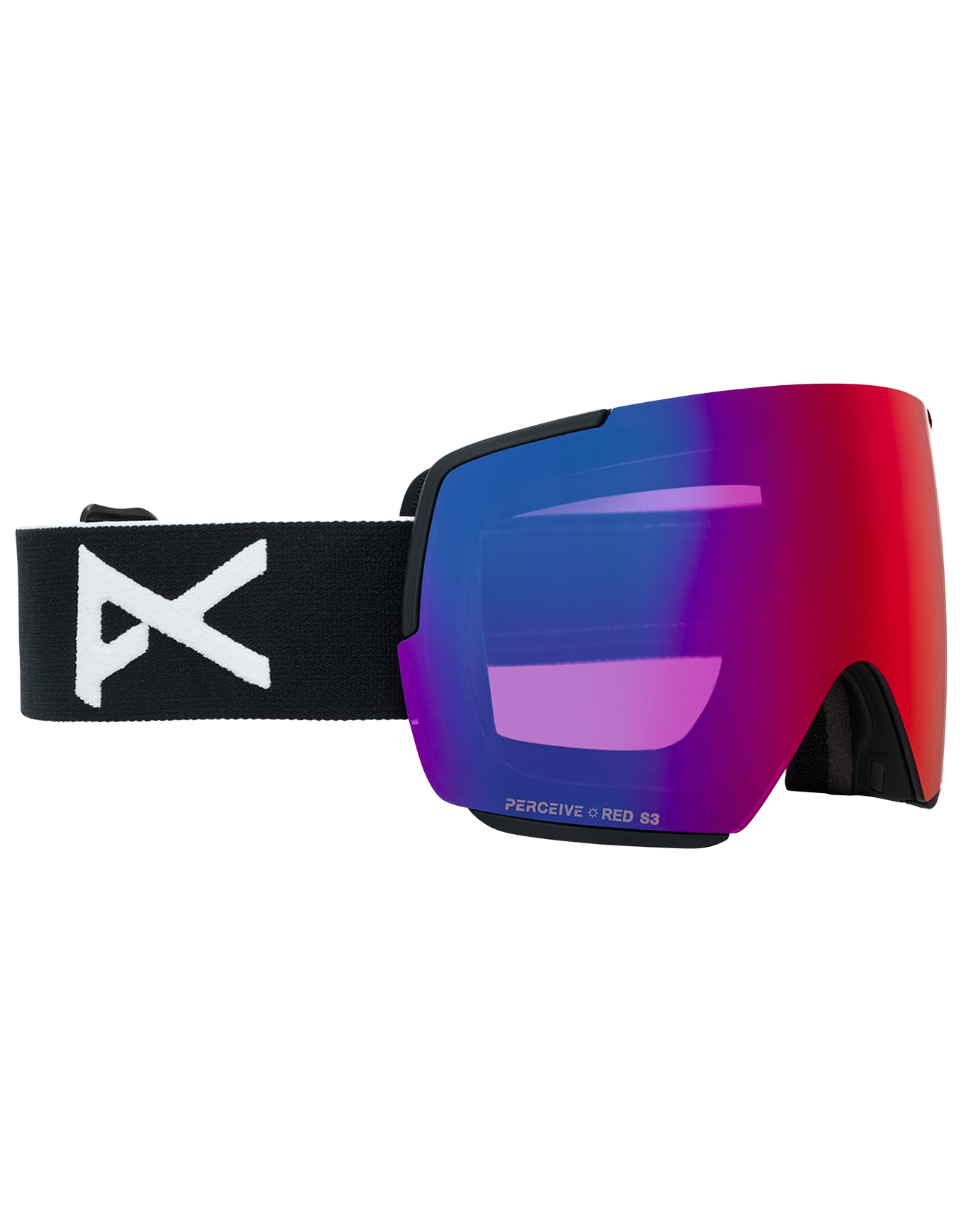 Ski /Snowboard Maske M5S Black Perceive Sun Red schwarz