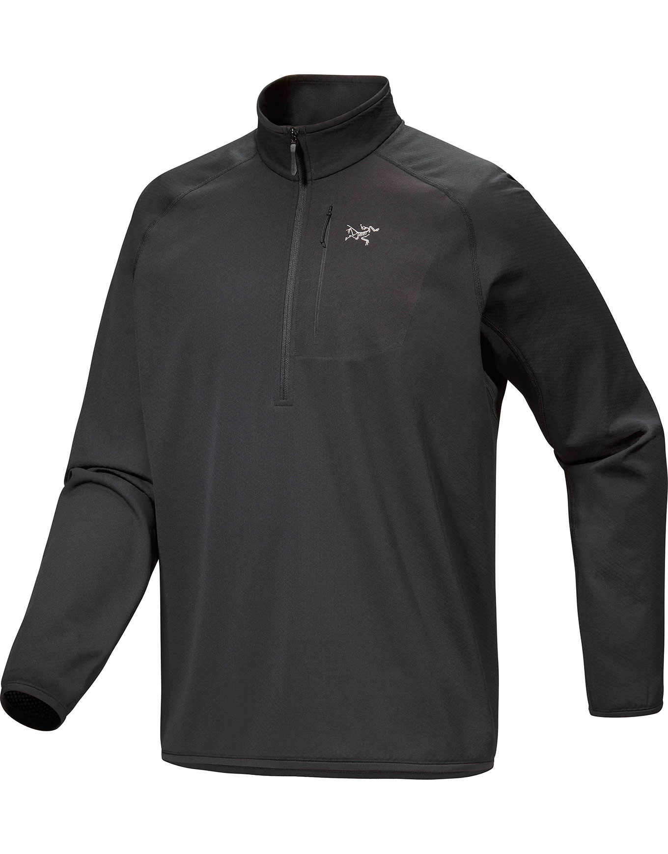 Polaire demi-zip technique en Polartec - Delta 1/2 Zip M Black - Taille S - Noir