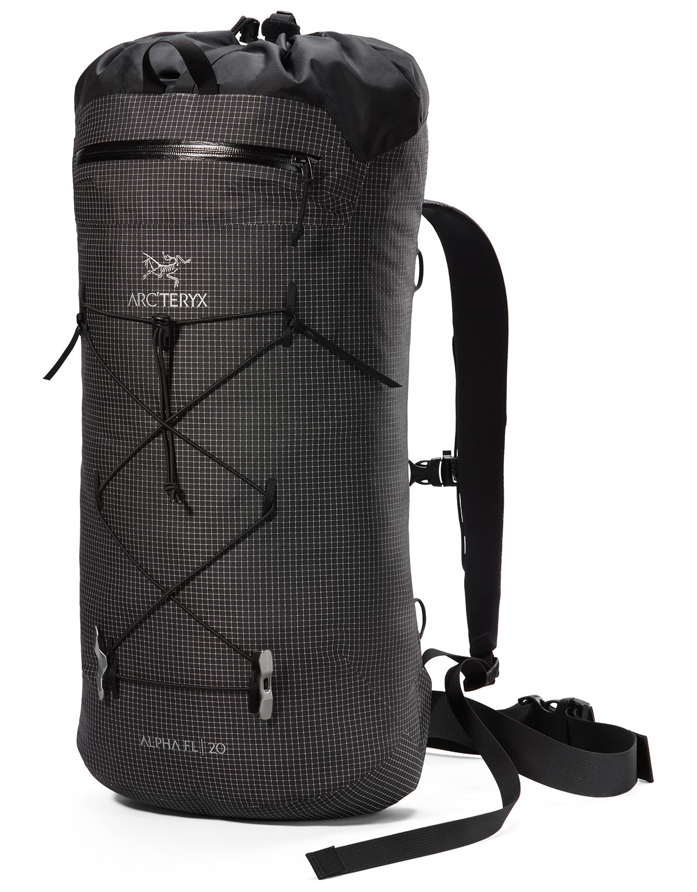 Sac à dos léger d'alpinisme - Alpha FL 20 Pack Black en Nylon - Noir