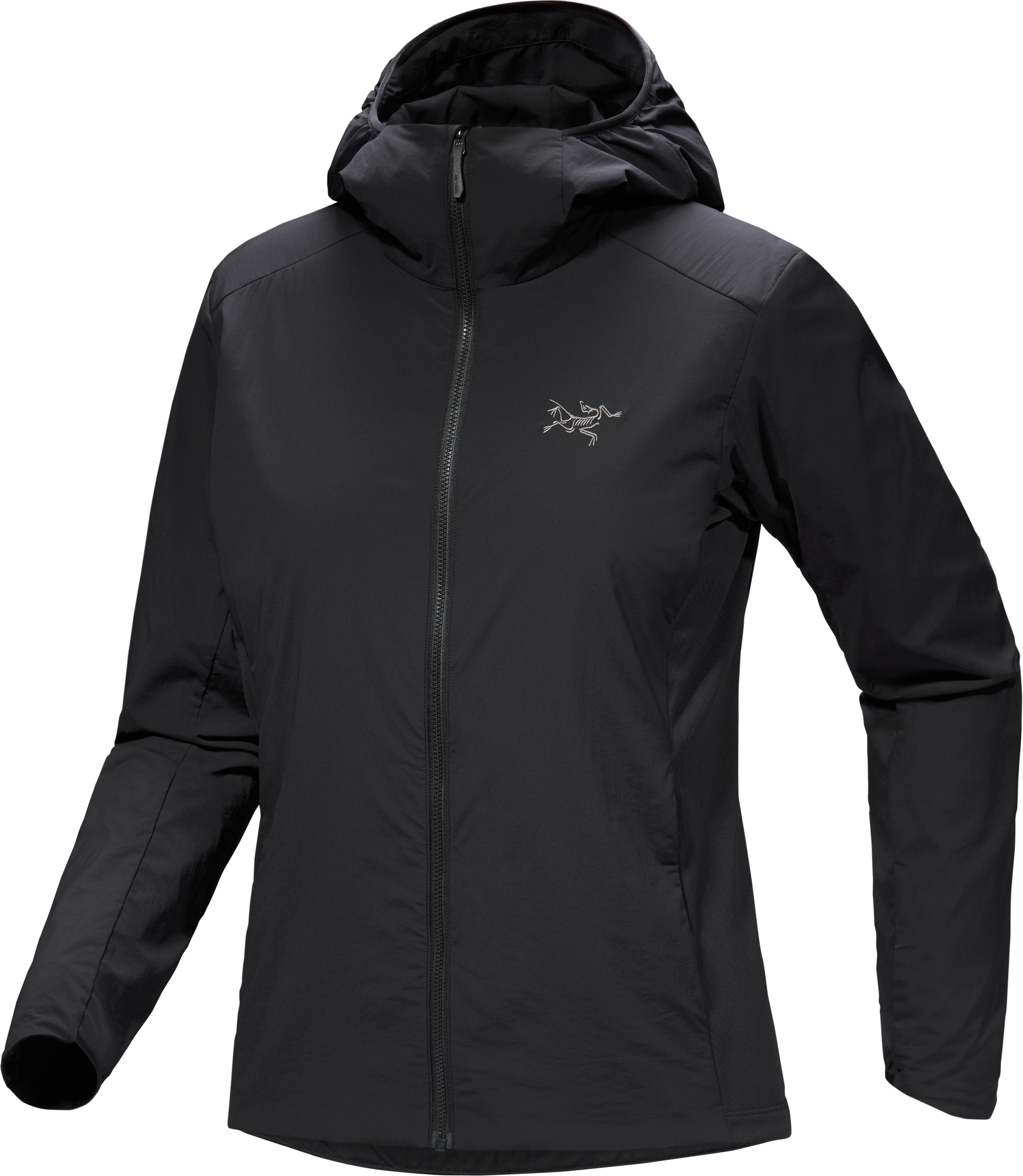 Veste à capuche isolante - Atom SL Hoody W Black en Nylon - Taille S - Noir