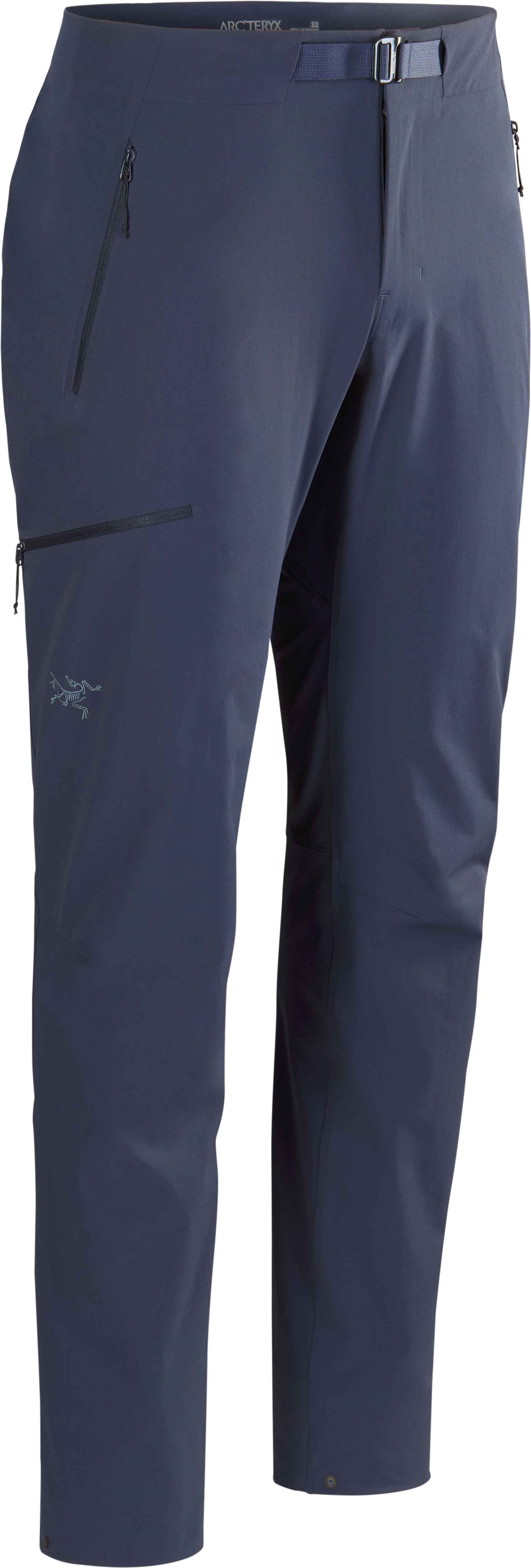Pantalon softshell léger et extensible - Gamma Pant M Black Sapphire en Nylon - Taille 30 US - Gris