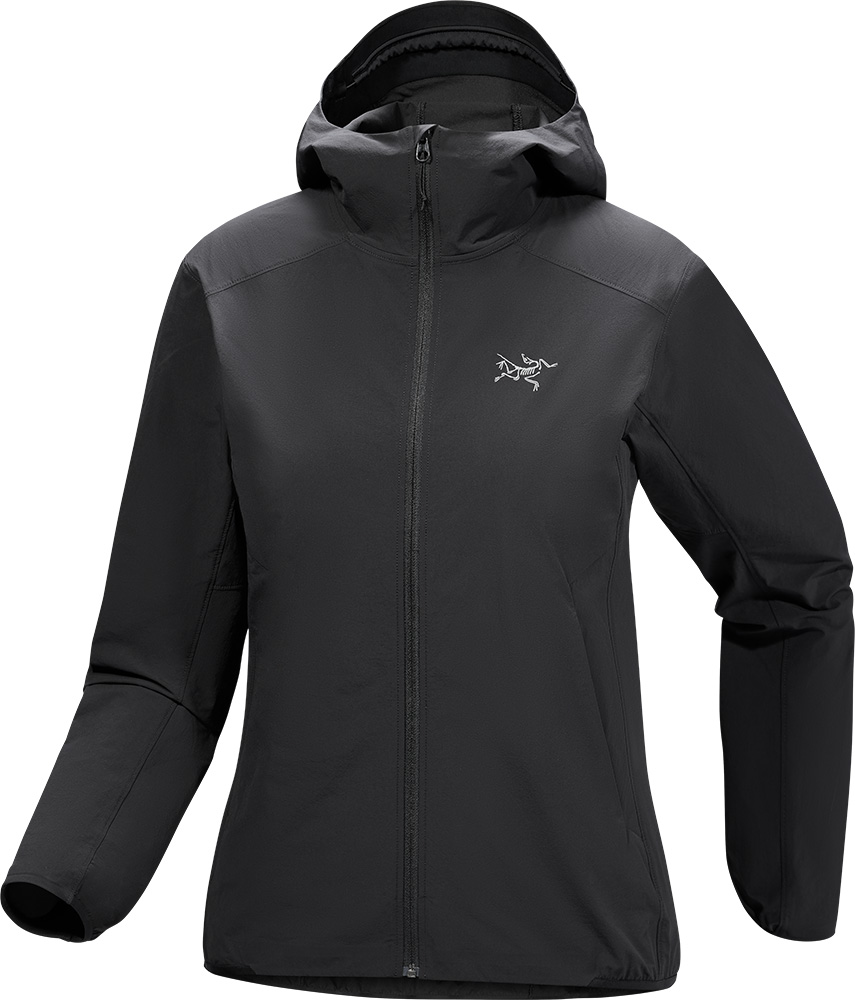 Veste de randonnée stretch - Gamma LT Hoody W Black en Softshell - Taille S - Noir
