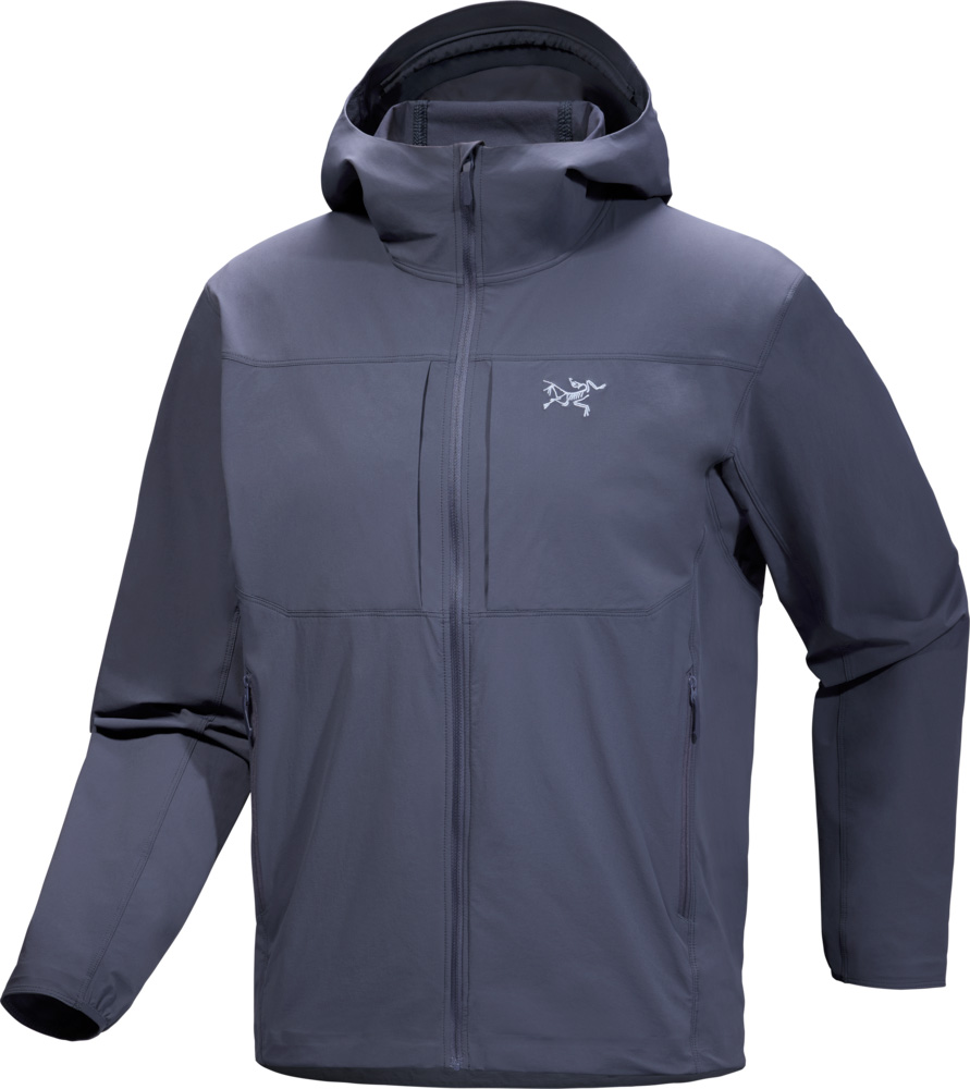 Veste de randonnée stretch - Gamma LT Hoody M Dk Stratus en Softshell - Taille M - Gris