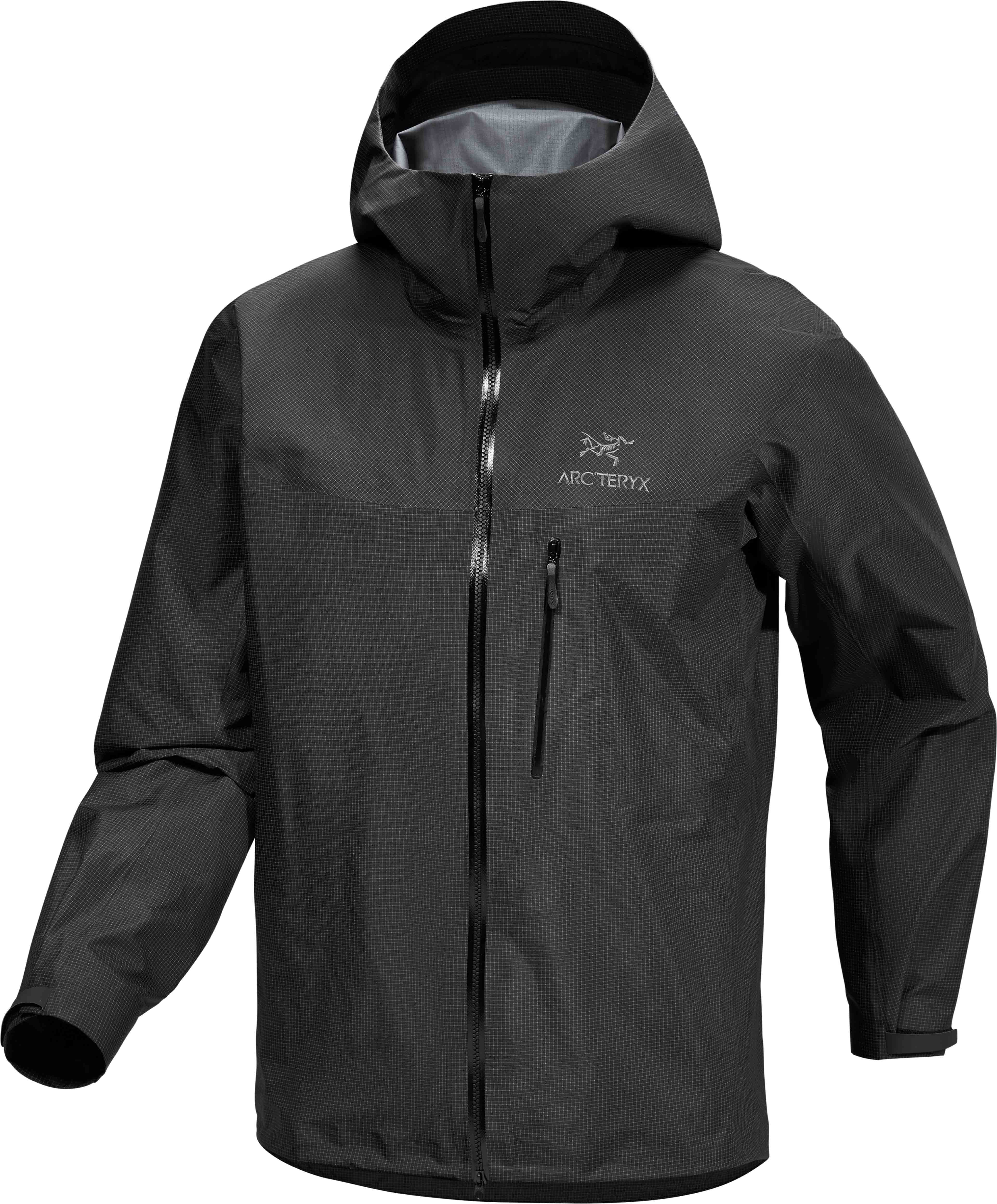 Veste d’alpinisme imperméable et coupe-vent en GORE-TEX PRO - Alpha SL Jkt M Black - Taille L - Noir