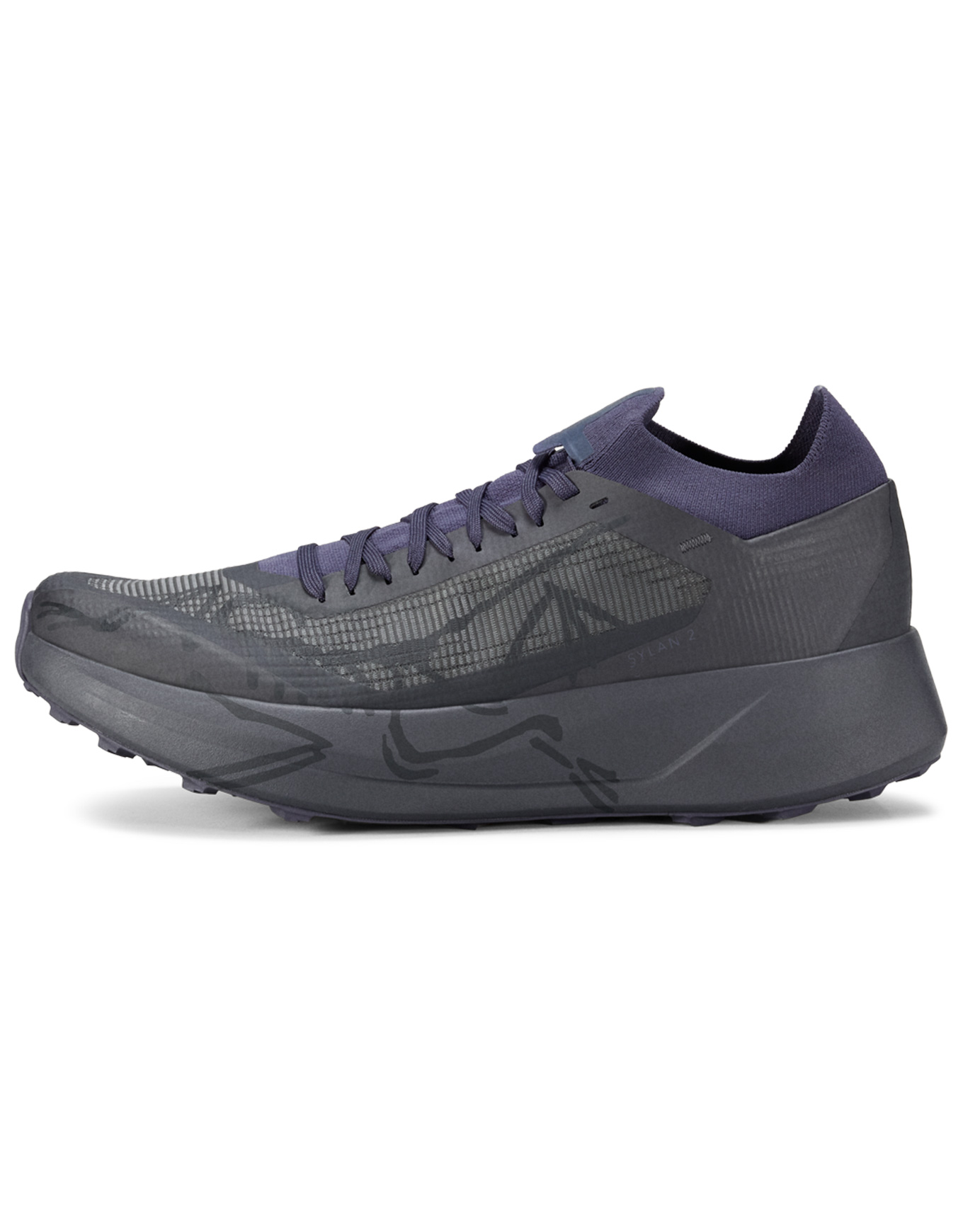 Chaussures de trail - Sylan 2 M Graphite Graphite - Taille 45 1/3 - Gris