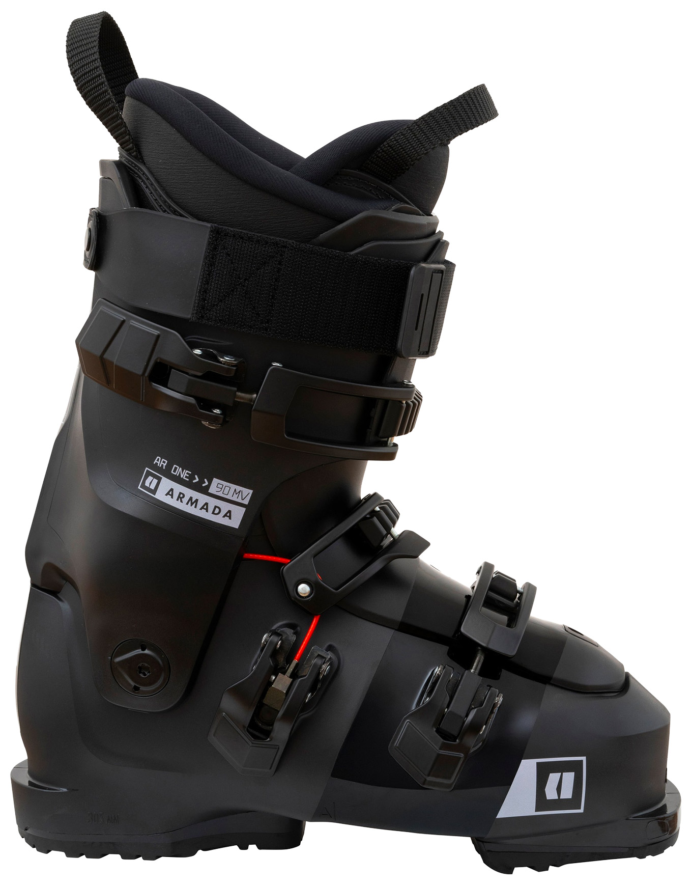 Chaussures de ski alpin - Ar One 90 Mv Black - Taille 25/25,5 - Noir