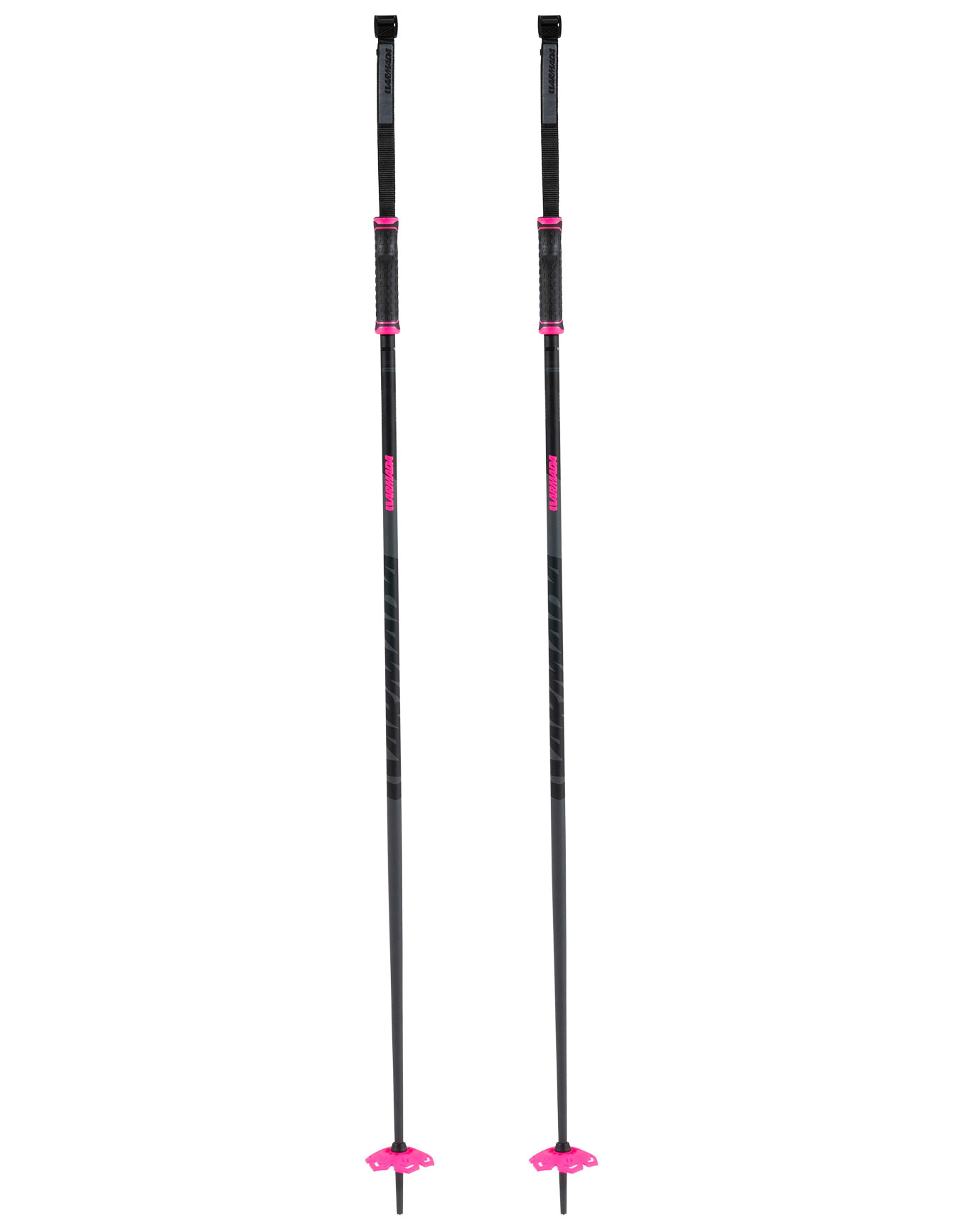 Bâtons de ski Legion Black/ Pink aus Aluminium Größe 100 cm schwarz