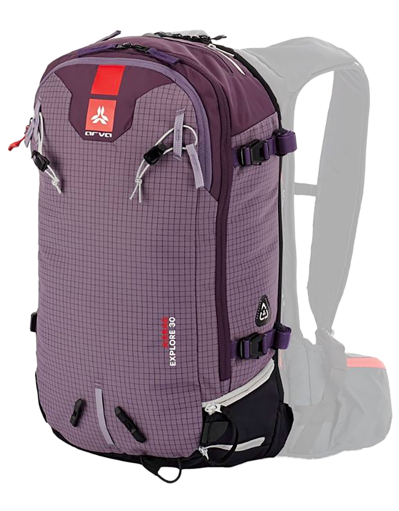 Kompatible Tasche auf mechanischer Airbag-Basis Explore 30 Switch Cover Violet Violett