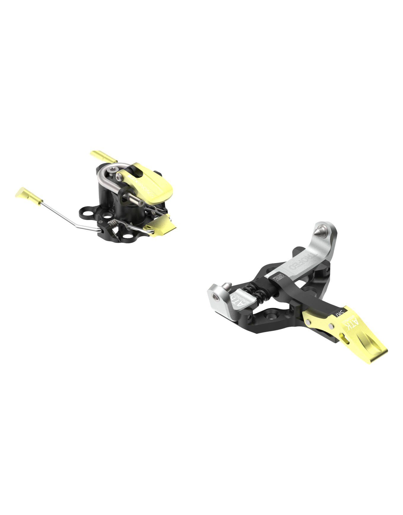 Fixations de ski de randonnée - Trofeo Brake World Cup en Aluminium - Jaune