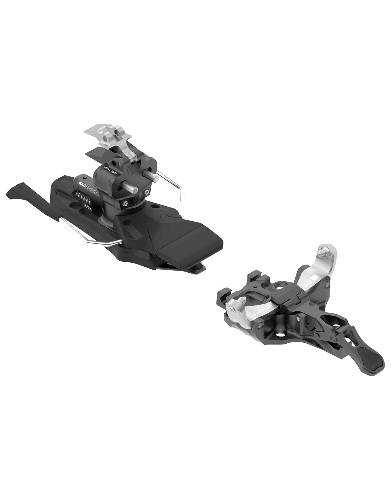 Skitourengehen-Bindungen Rt 11 Evo Black Größe 102 mm Grau
