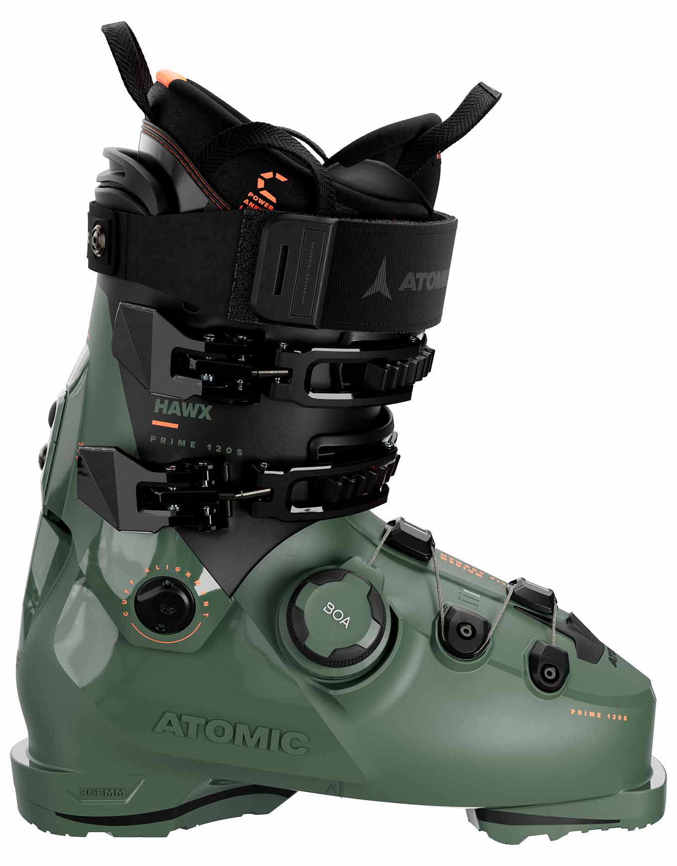 Chaussures de ski alpin - Hawx Prime 120 S Boa GW Army Green/Black - Taille 45/46 - Gris