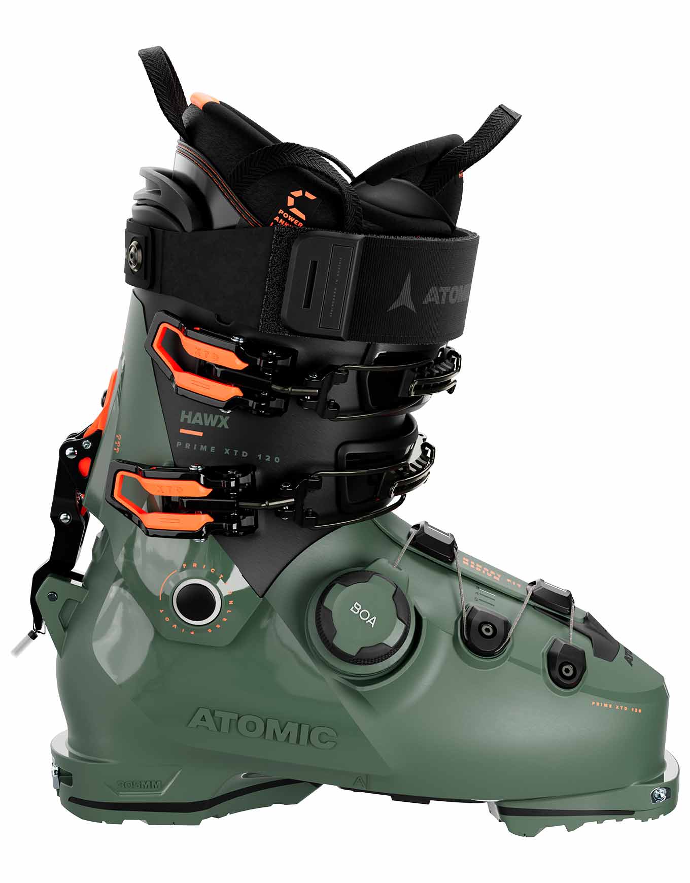 Chaussures de ski all-mountain - Hawx Prime XTD 120 Boa GW Army Green/Orange - Taille 45/46 - Vert