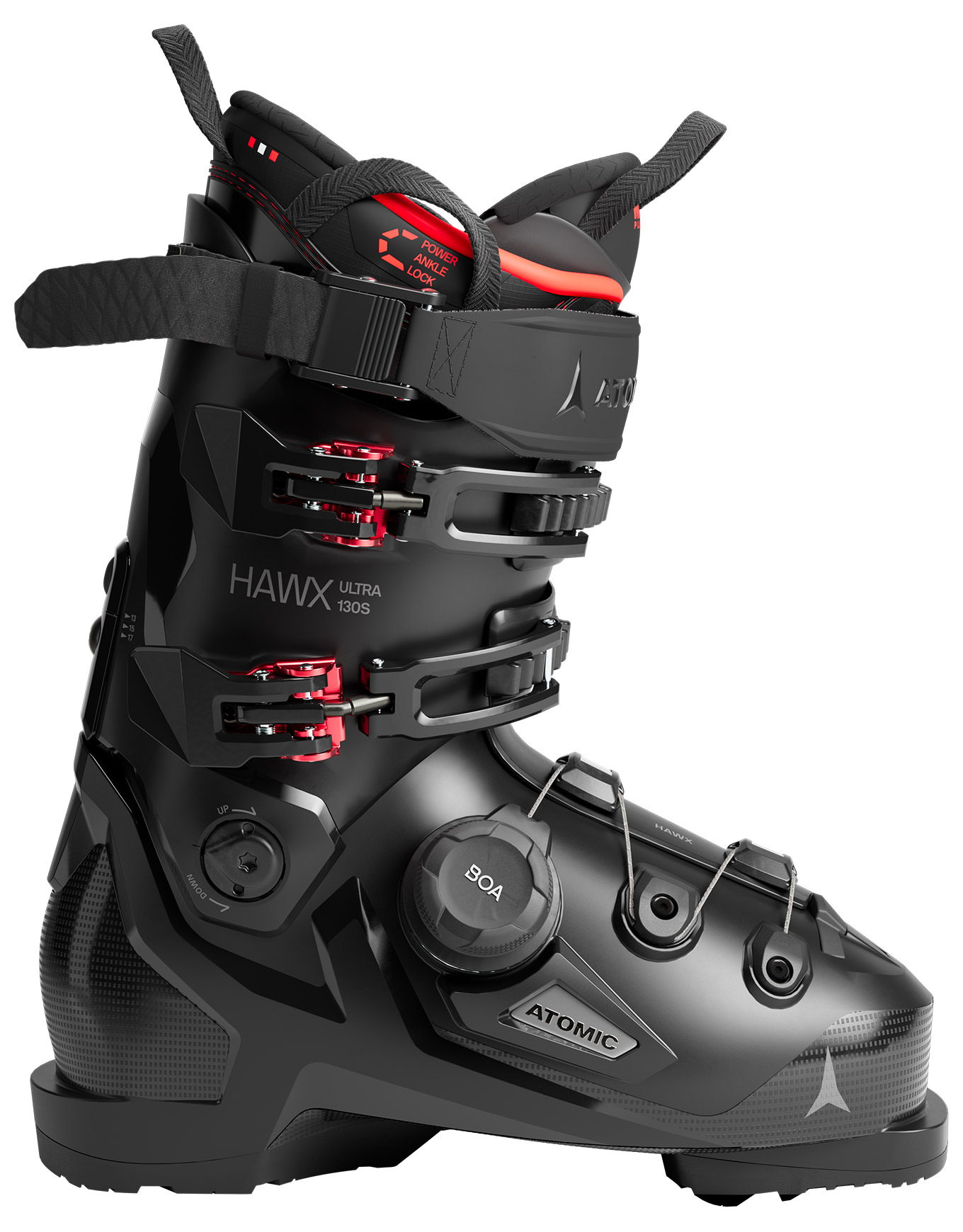 Chaussures de ski alpin - Hawx Ultra 130 S Boa Black/Red - Taille 45/46 - Noir
