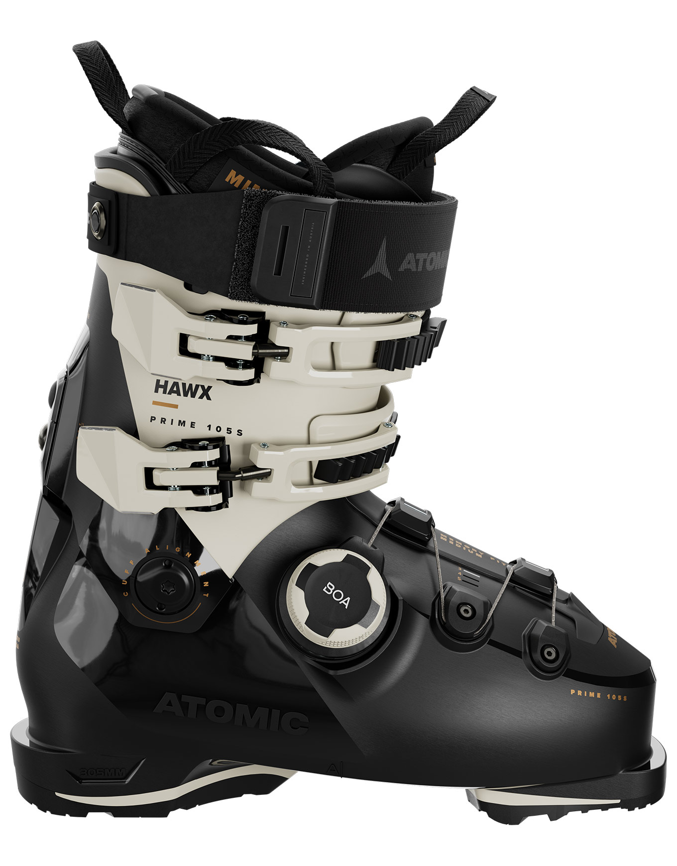 Chaussures de ski alpin - Hawx Prime 105 S Boa W Black/Stone - Taille 36/37 - Noir