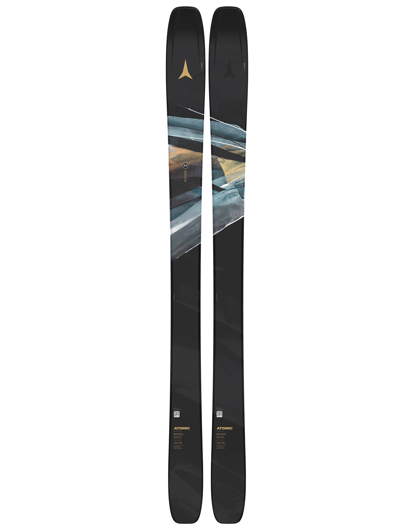 Skis all-mountain - Maven 94 CTI 2026 - Taille 158 cm - Noir