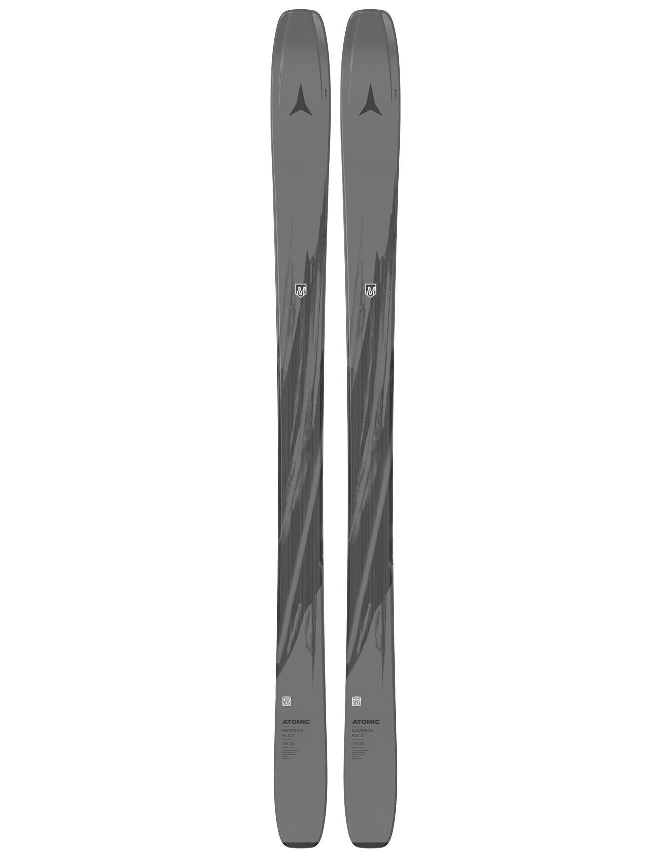 Skis freeride - Maverick 96 CTI 2027 en Bois - Taille 172 cm - Gris