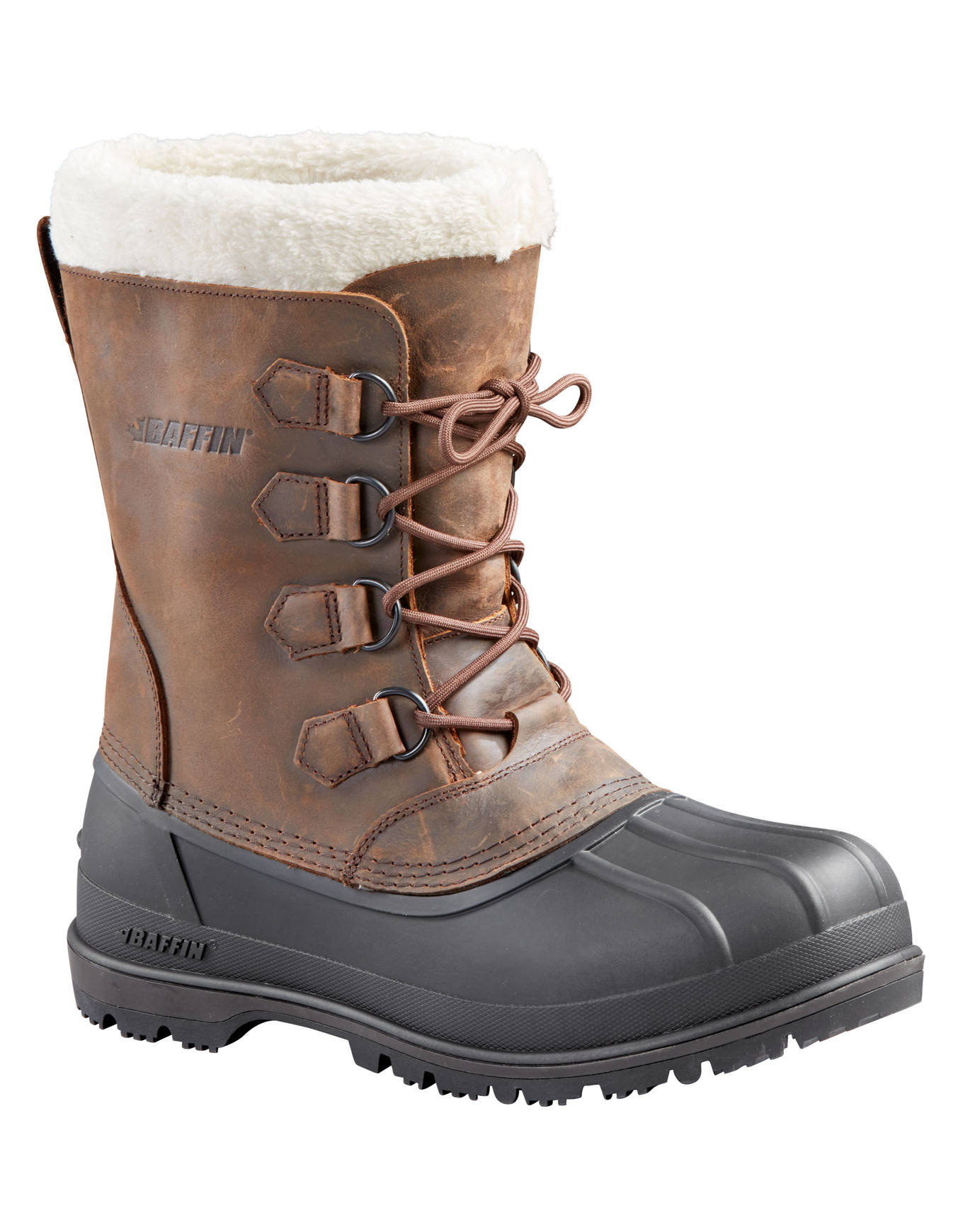 Kanadische Stiefel Canada Brown für Herren aus Leder Größe 13 US Braun
