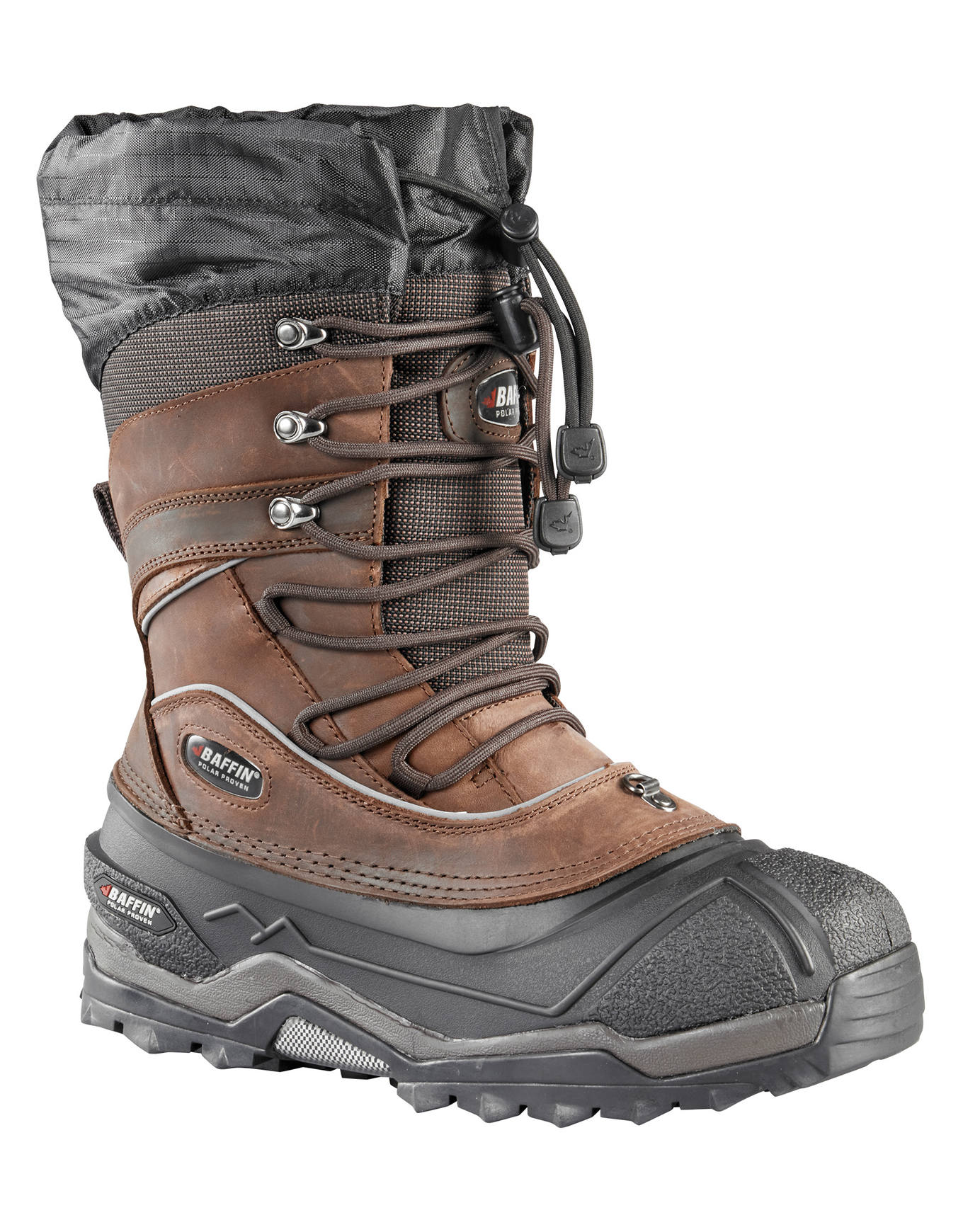 Schneestiefel Snow Monster Worn Brown für Herren Größe 9 US Braun