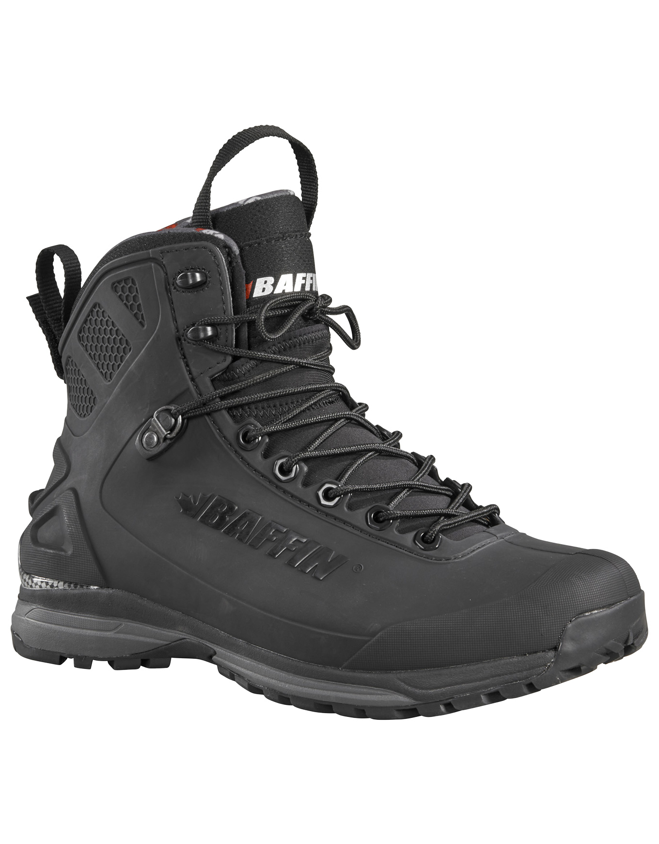Warme und wasserfeste Wanderschuhe Borealis Blackout für Herren Größe 8 US schwarz