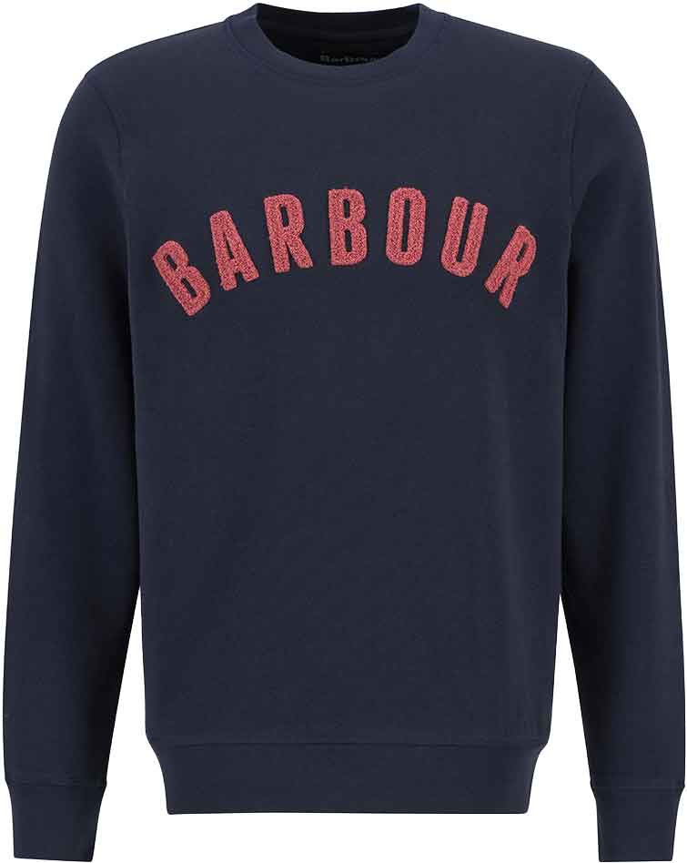 Sweat-shirt à logo - Prep Logo Crew Neck Sweatshirt Navy/Pink - Taille L
