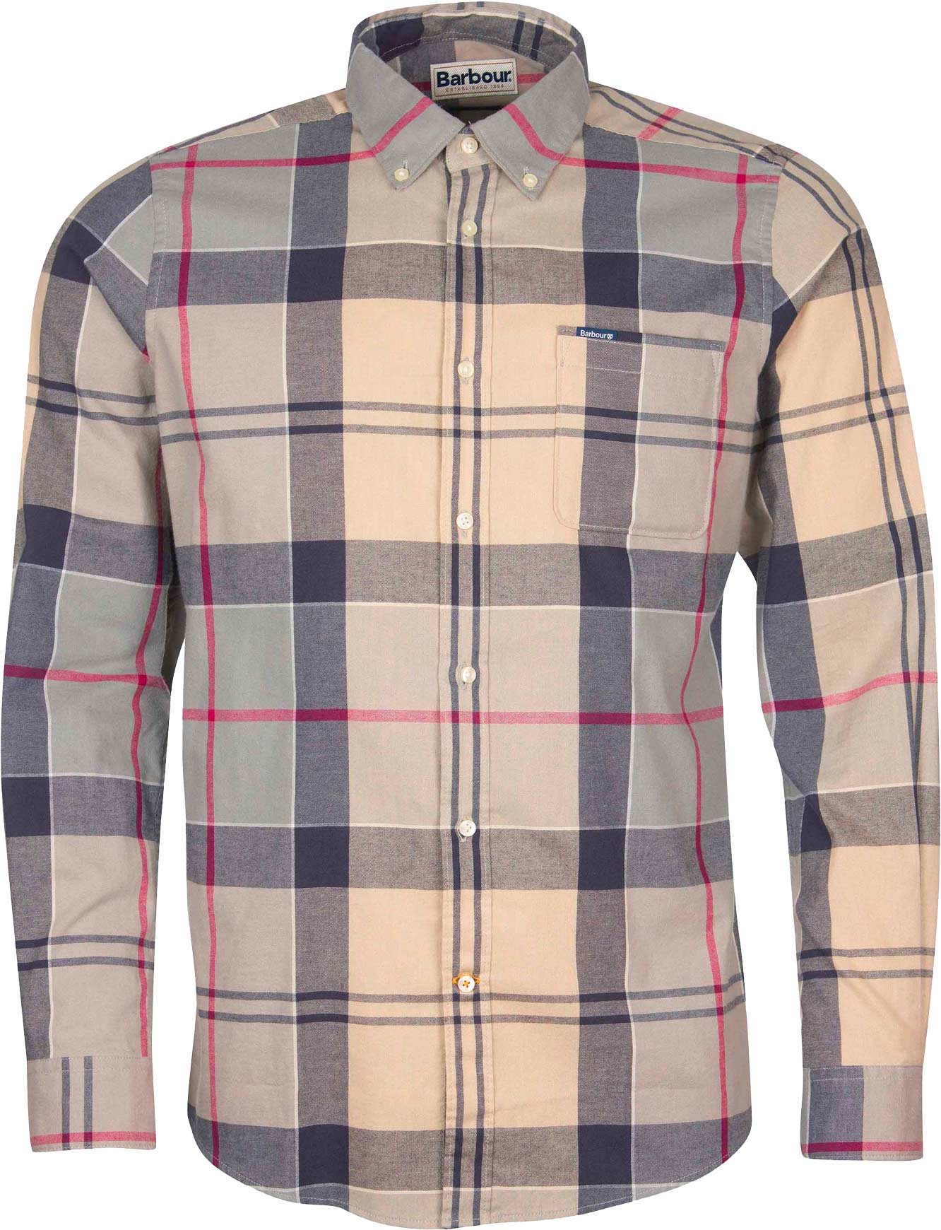 Chemise à carreaux - Glendale Tailored Tartan Shirt Dress Tartan - Taille S - Beige