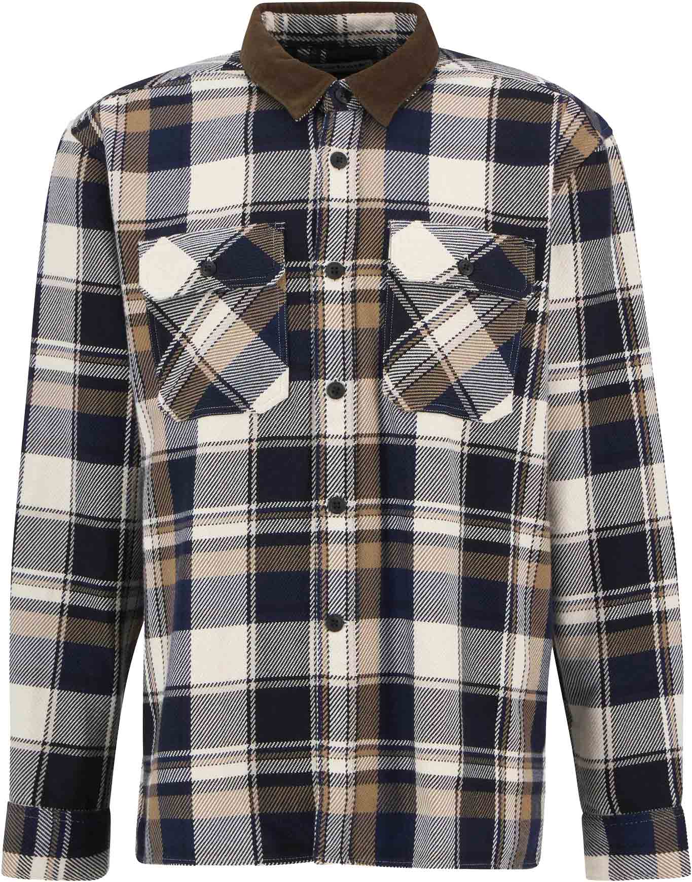 Chemise à carreaux - Grasmoor Relaxed Checked Shirt Navy - Taille M