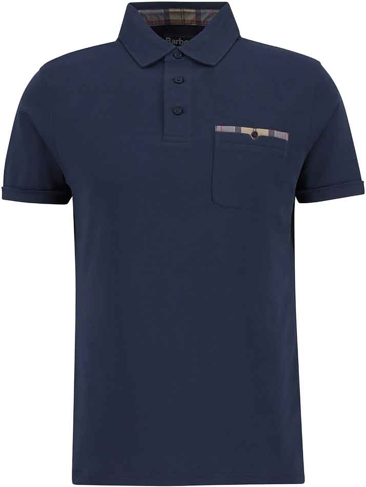 Polo en interlock 100% coton - Premium Corpatch Tailored Polo Shirt Navy en Coton - Taille L