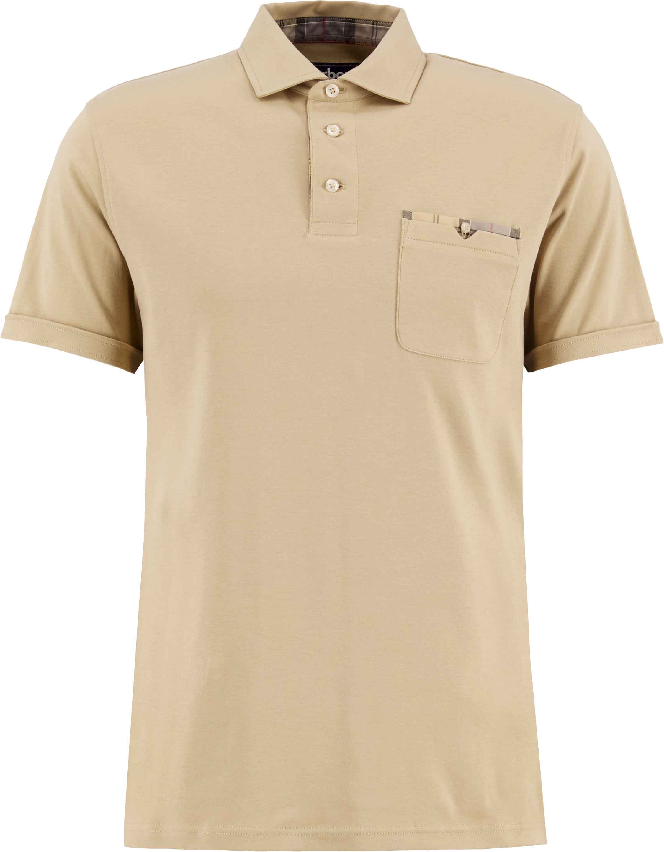 Polo en coton interlock - Premium Corpatch Tailored Polo Shirt Washed Stone en Coton - Taille S - Marron