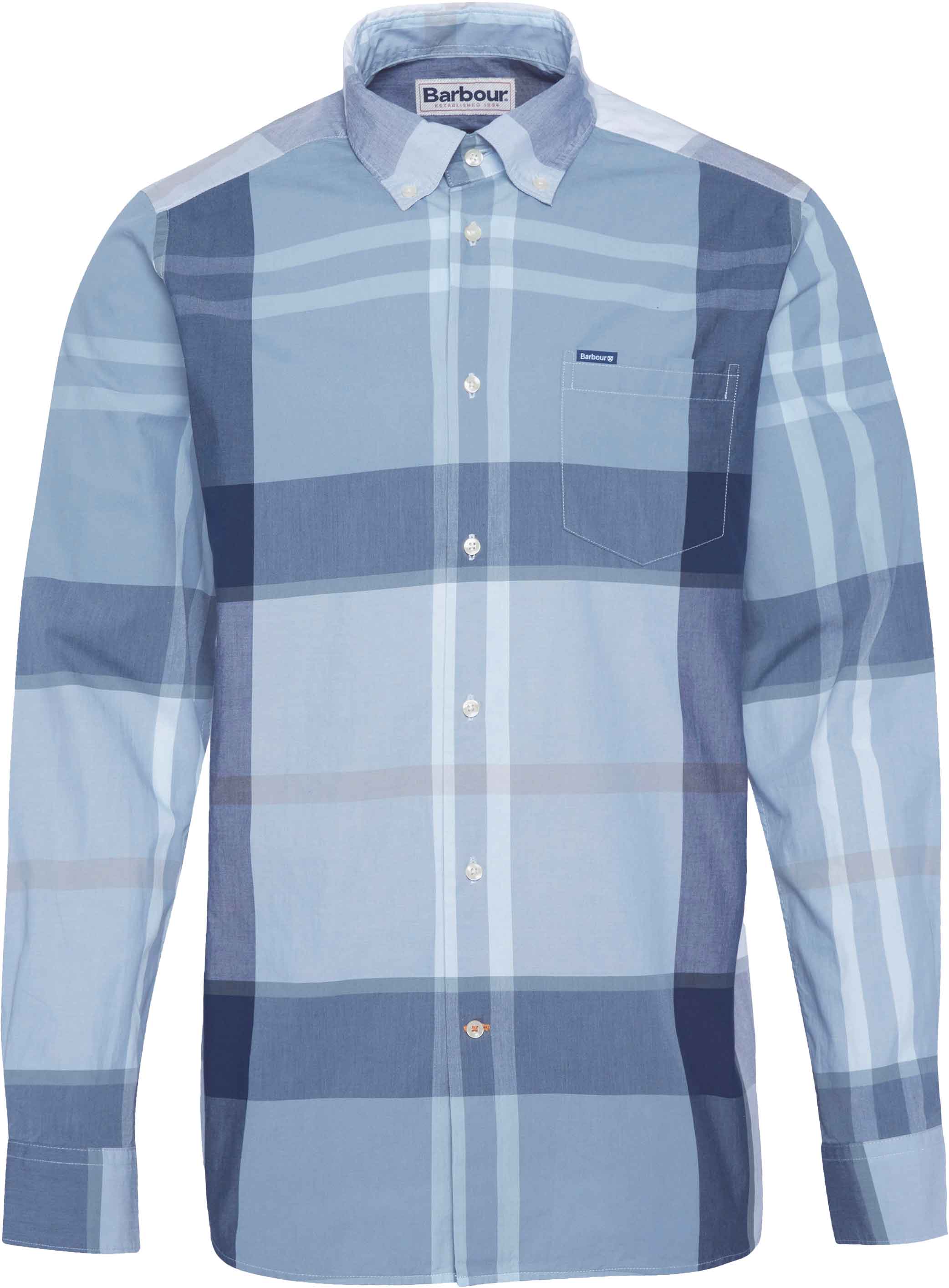 Chemise en coton - Harris Tailored Shirt Northshore Tartan en Coton - Taille M - Gris