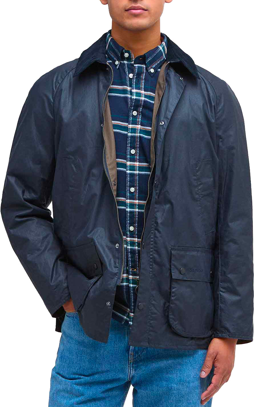 Blouson ciré imperméable - Lightweight Ashby Wax Jacket Royal Navy en Coton - Taille M