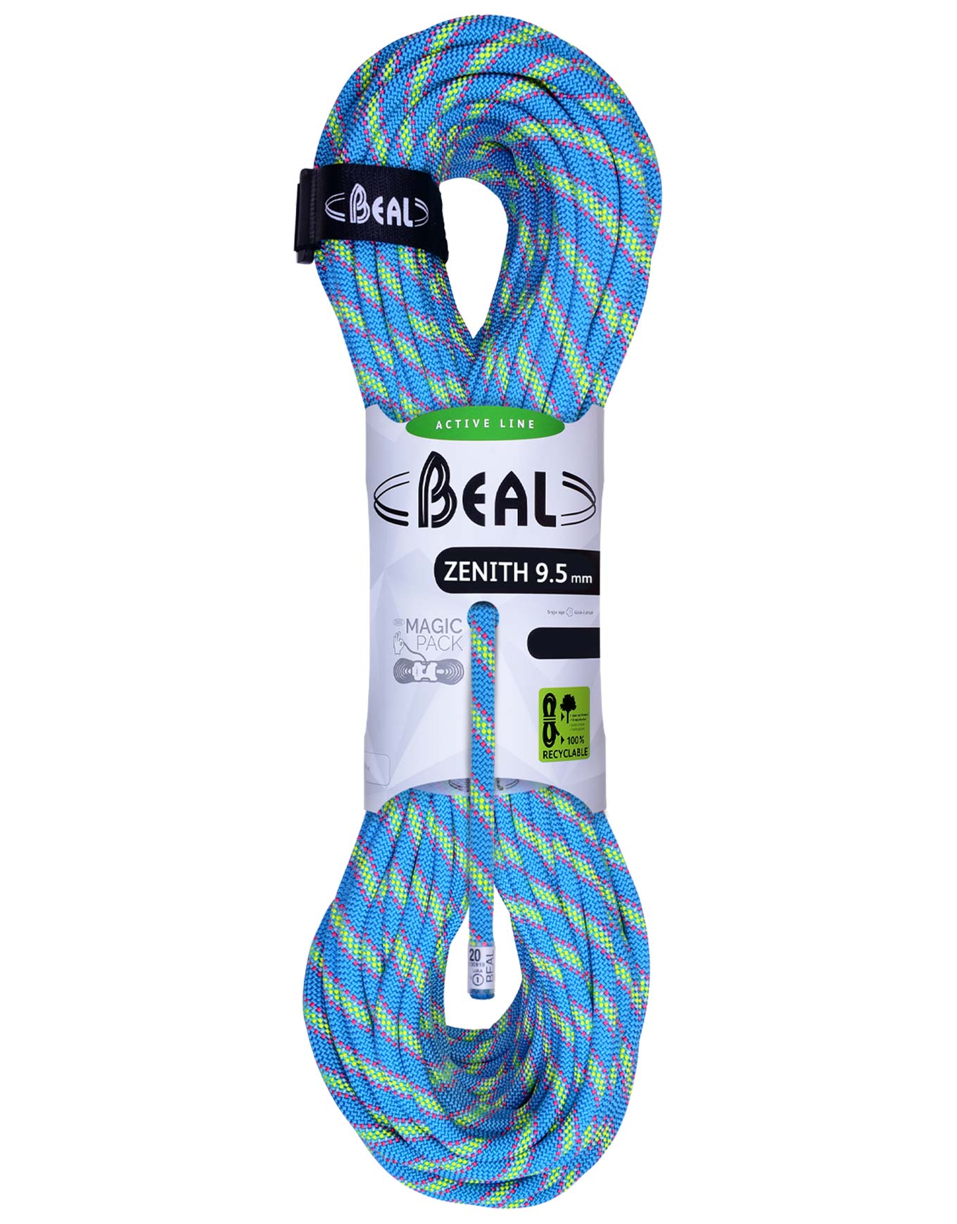 Corde d'escalade - Zenith 9.5mm Blue - Taille 70 m - Bleu