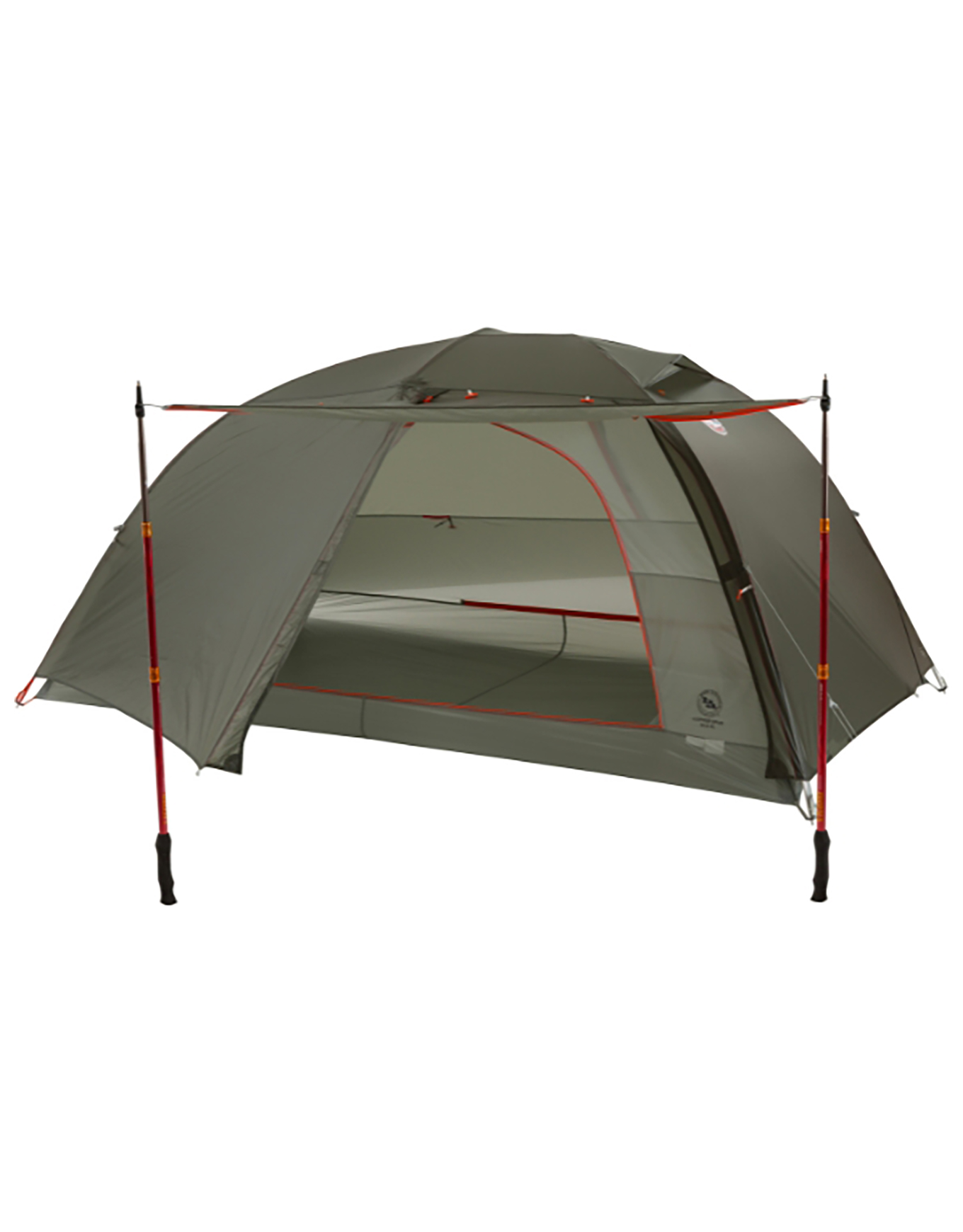 Tente de trekking compacte et ultra-légère 2 places - Copper Spur UL2 XL Lichen Green/Mercury - Vert