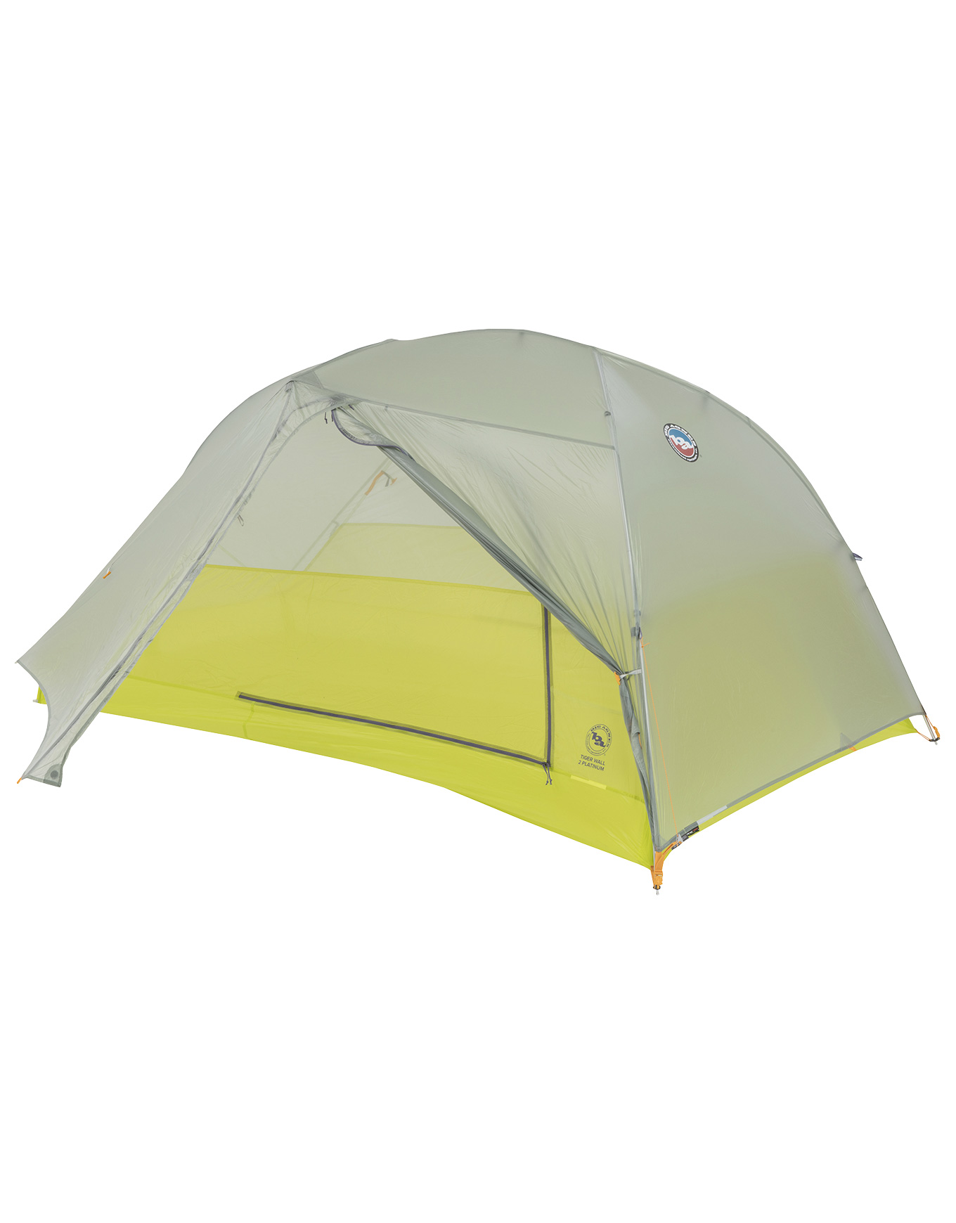 Tente ultra-légère 2 places - Tiger Wall 2 Platinum en Nylon - Vert