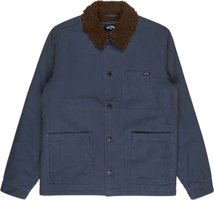 Blouson de mi-saison - Chore Sherpa Jacket Ombre Blue - Taille L - Bleu