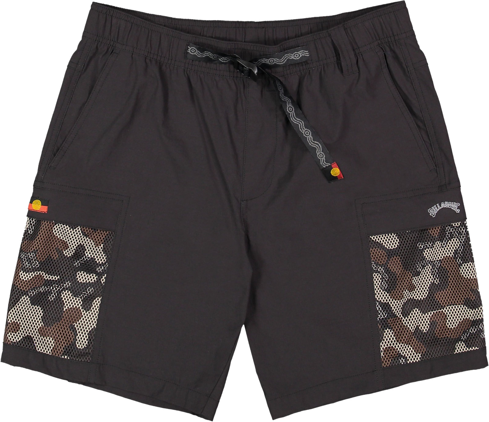 Short déperlant - Otis Mesh Short Black en Nylon - Taille L - Noir