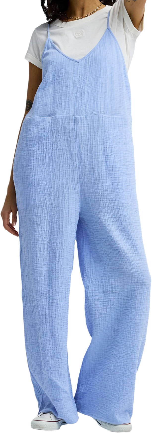 Combinaison confortable et légère - Only In Dreams Jumpsuit Twilight Blue en Coton - Taille M - Bleu