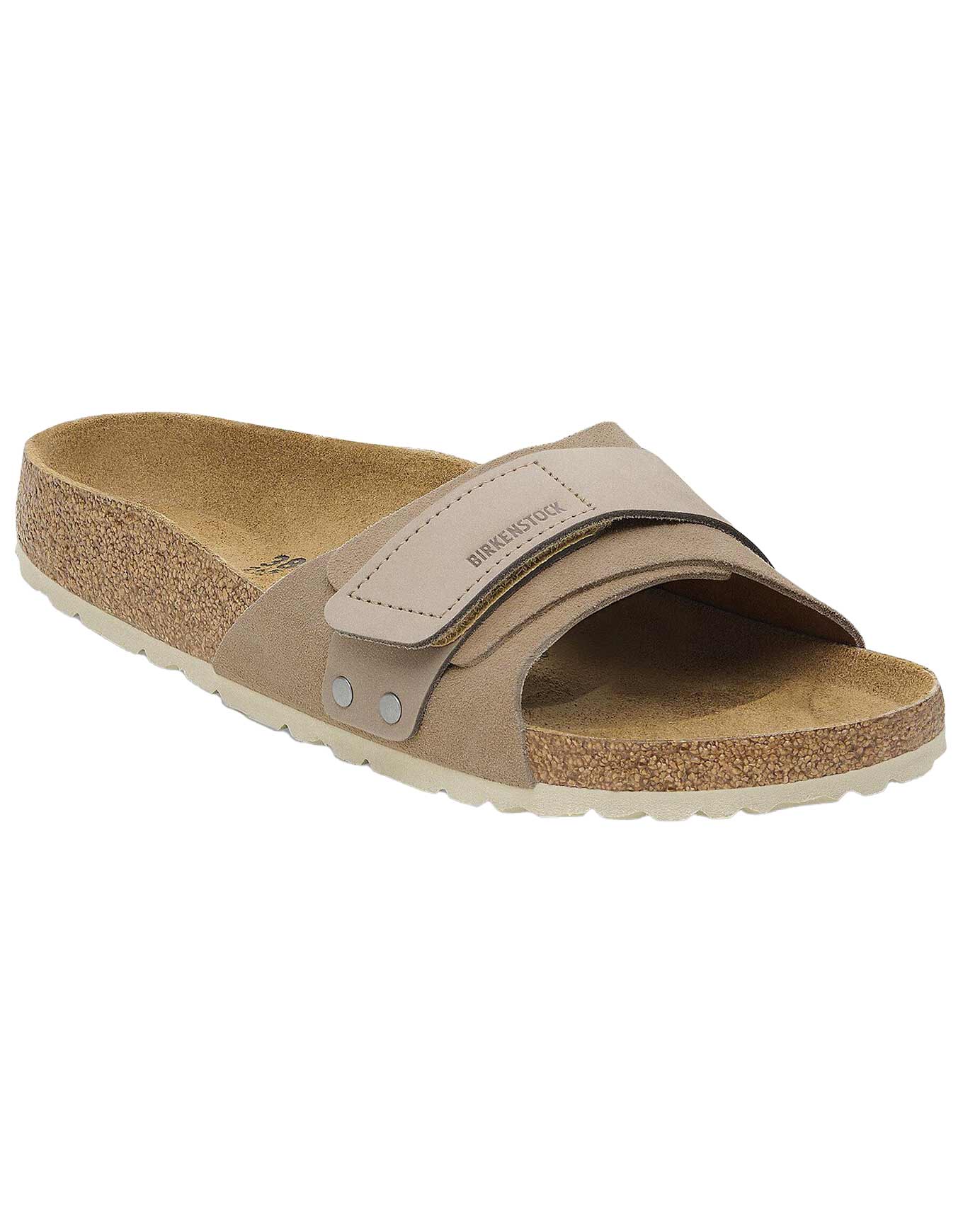 Sandales en suède - Oita Suede Leather Narrow Taupe en Cuir - Taille 39 - Marron