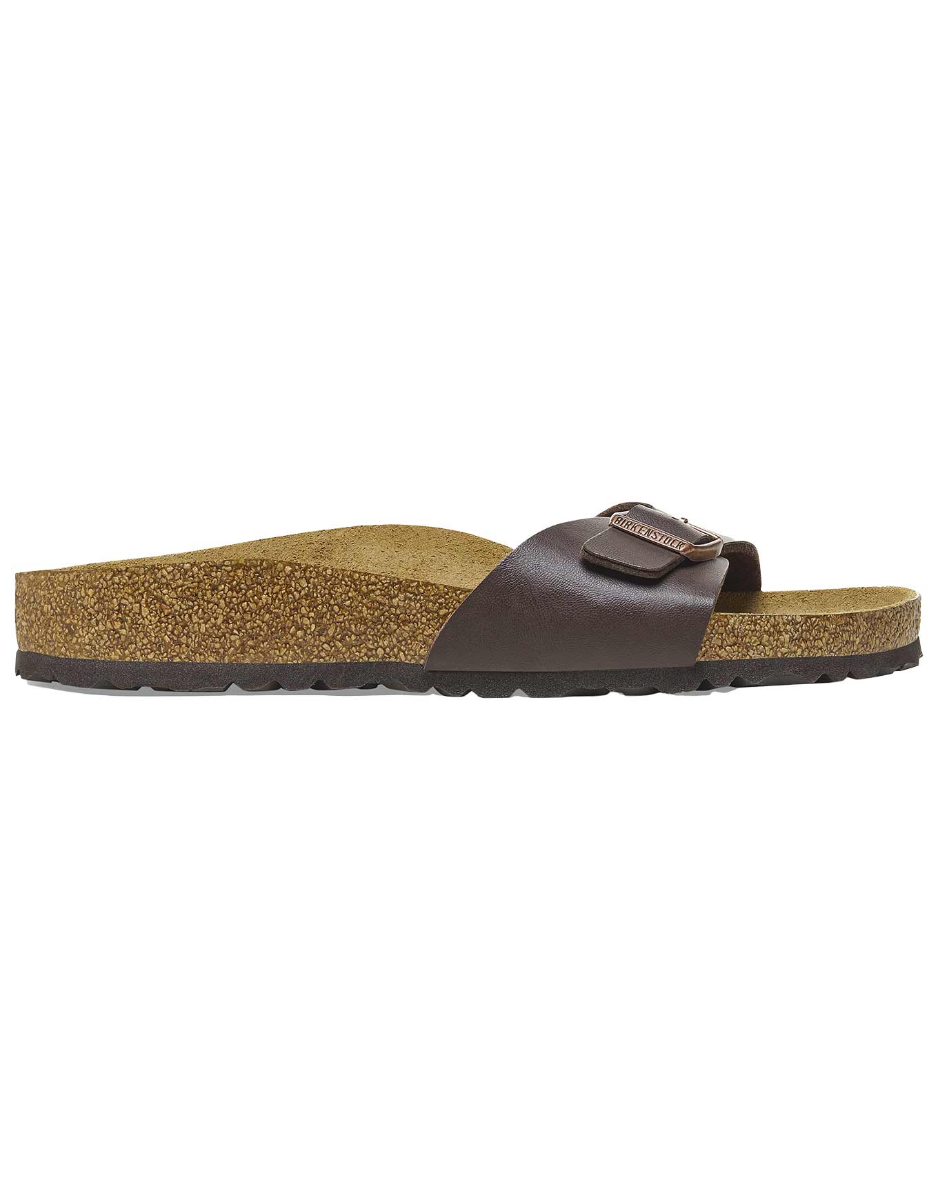 Mules en matière synthétique - Madrid Birko-Flor Regular Dark Brown en Cuir - Taille 41 - Marron