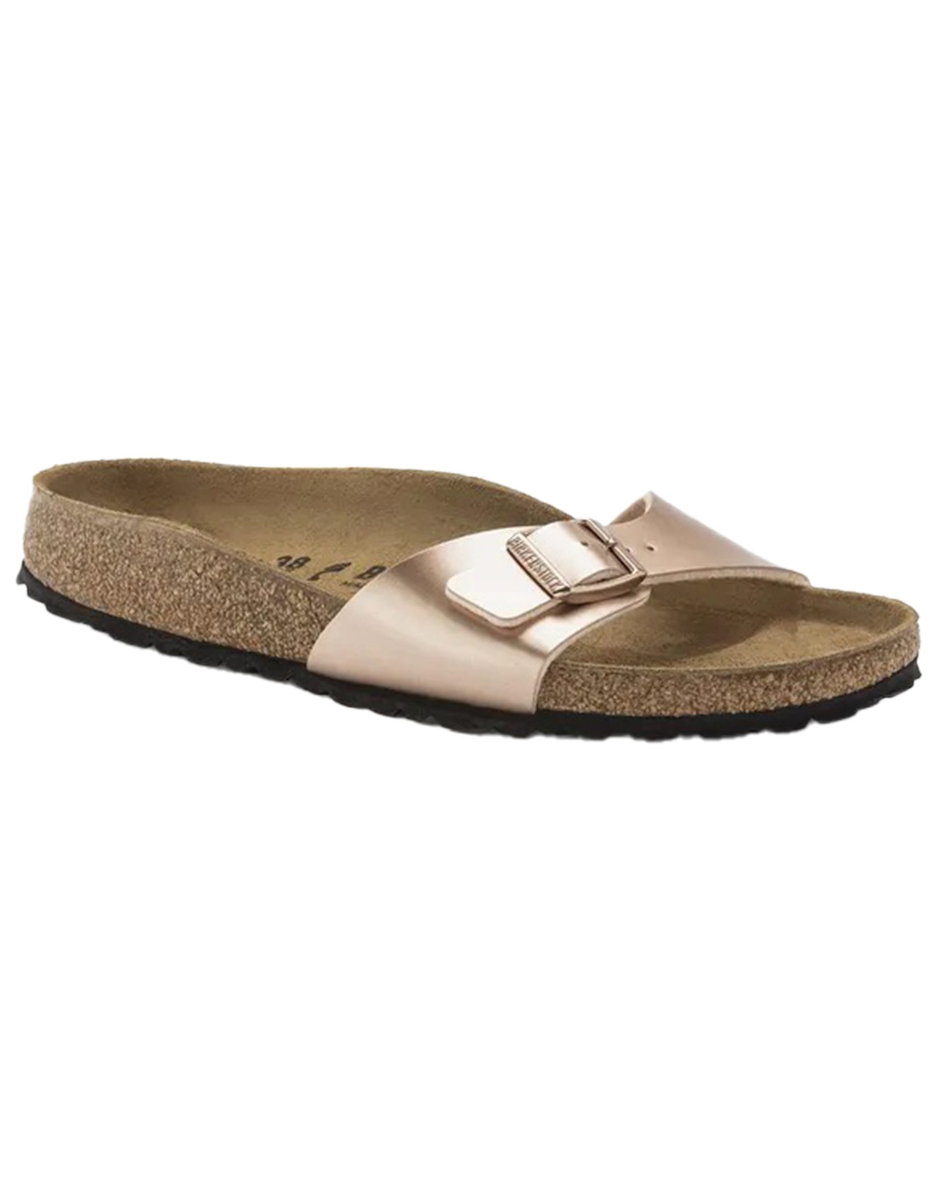 Mules en matière synthétique - Madrid Birko-Flor Narrow Copper en Cuir - Taille 36 - Rose