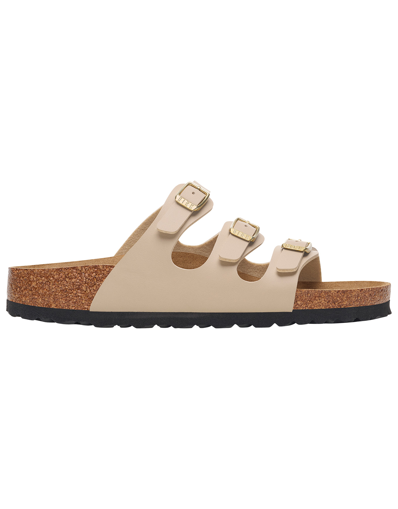 Sandales légères - Florida Birko-Flor Narrow Sandcastle en Cuir - Taille 40 - Beige