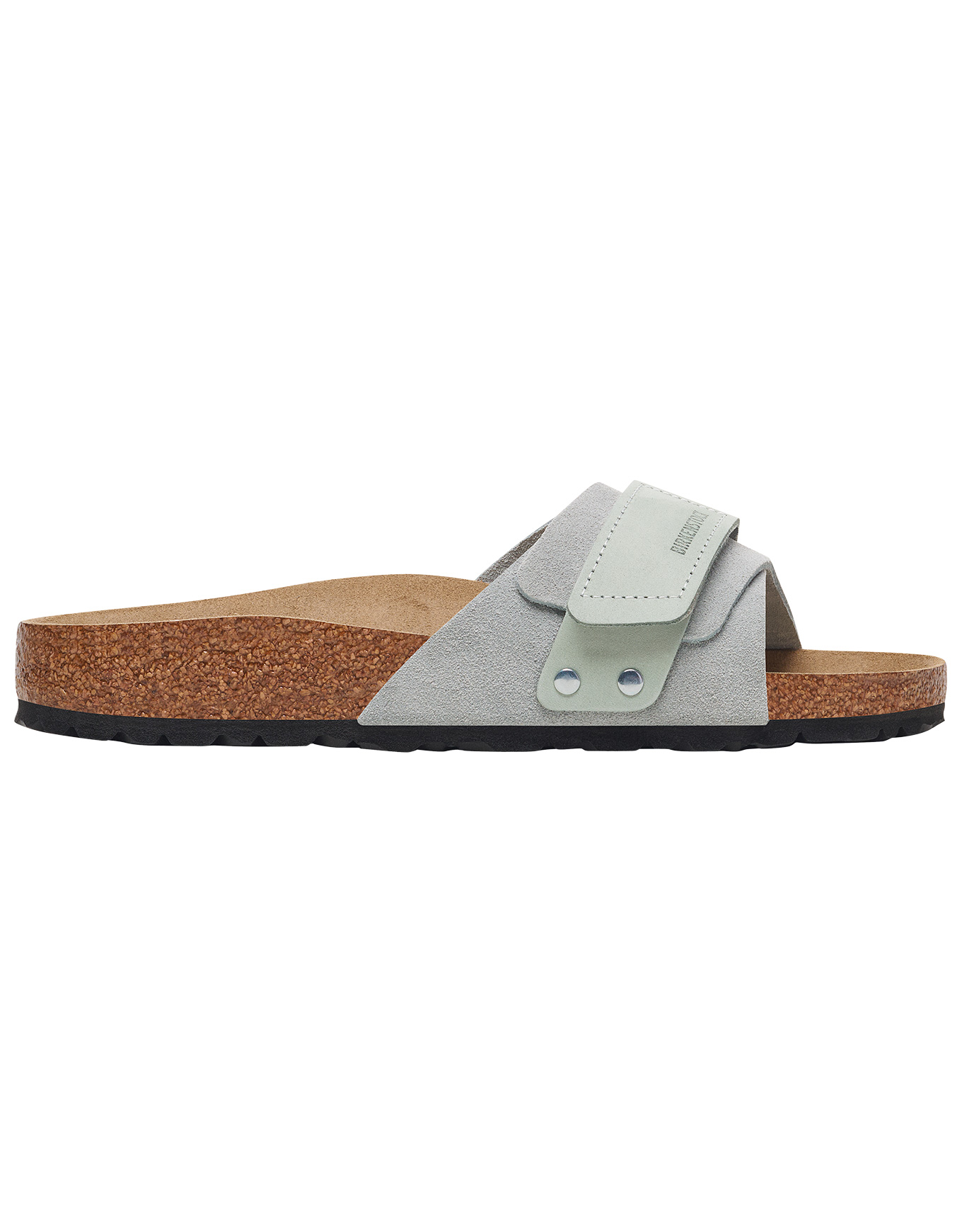 Sandales nubuck légères - Oita Suede Leather Modern Narrow Suede Pure Sage en Cuir - Taille 40 - Vert