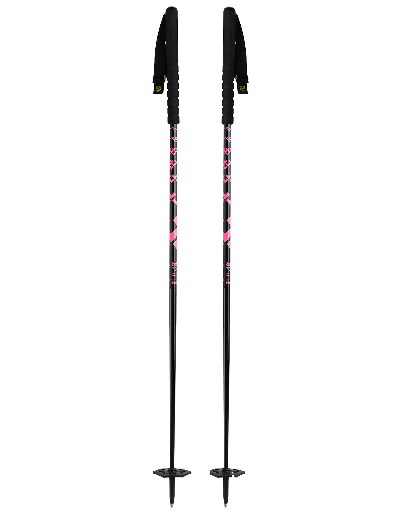 Bâtons de ski Oxus Black/Pink Größe 110 cm schwarz