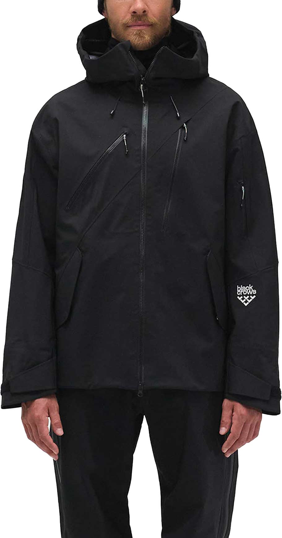Veste de ski imperméable et respirante - M Stratus 3L Fishtail Jkt Black - Taille L - Noir