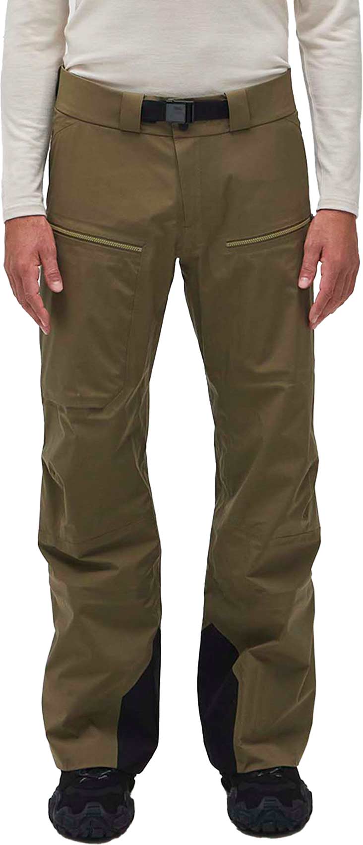 Wasserfeste und atmungsaktive Skihose M 3L Freebird Pant Olive Green für Herren Größe L Grün