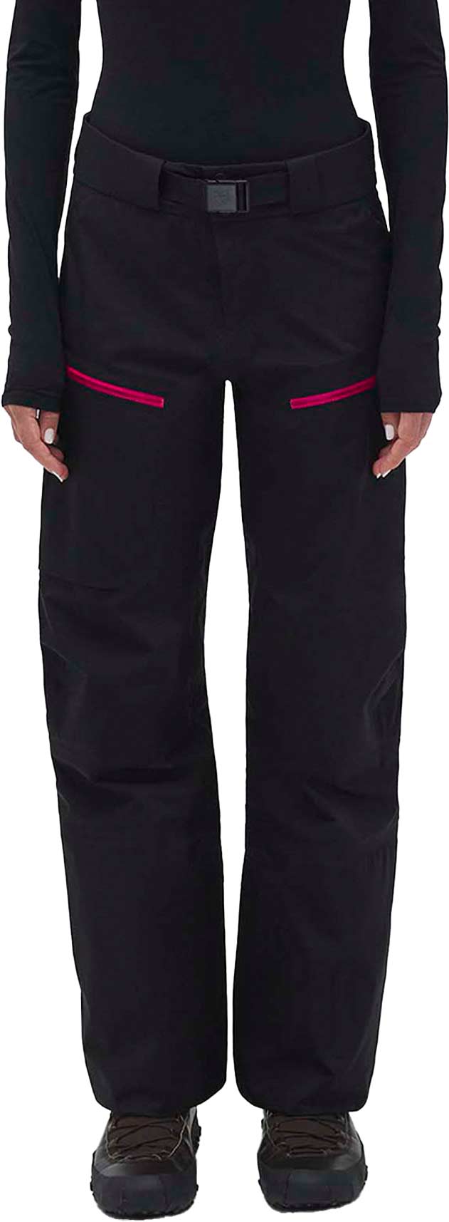 Wasserfeste und atmungsaktive Hose Skihosen W 3L Freebird Pant Black für Damen Größe S schwarz