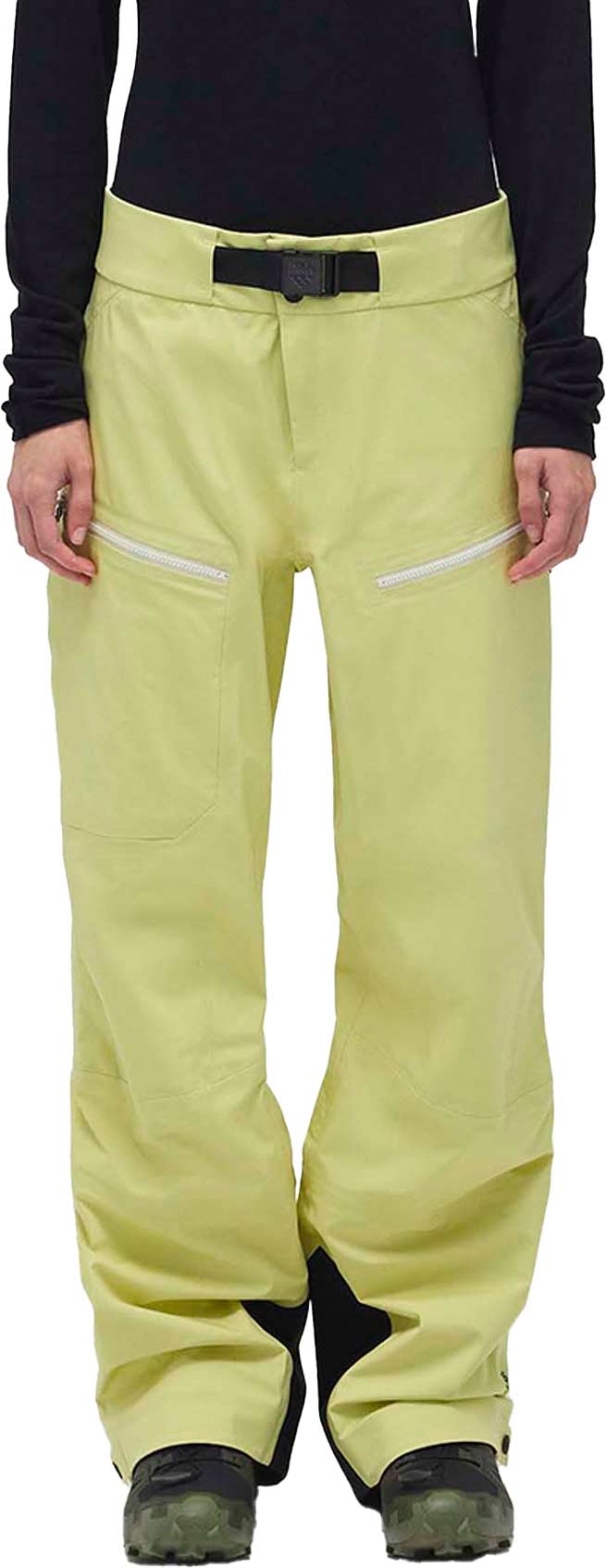 Pantalon de ski imperméable et respirante - W 3L Freebird Pant Wax Yellow - Taille S - Jaune
