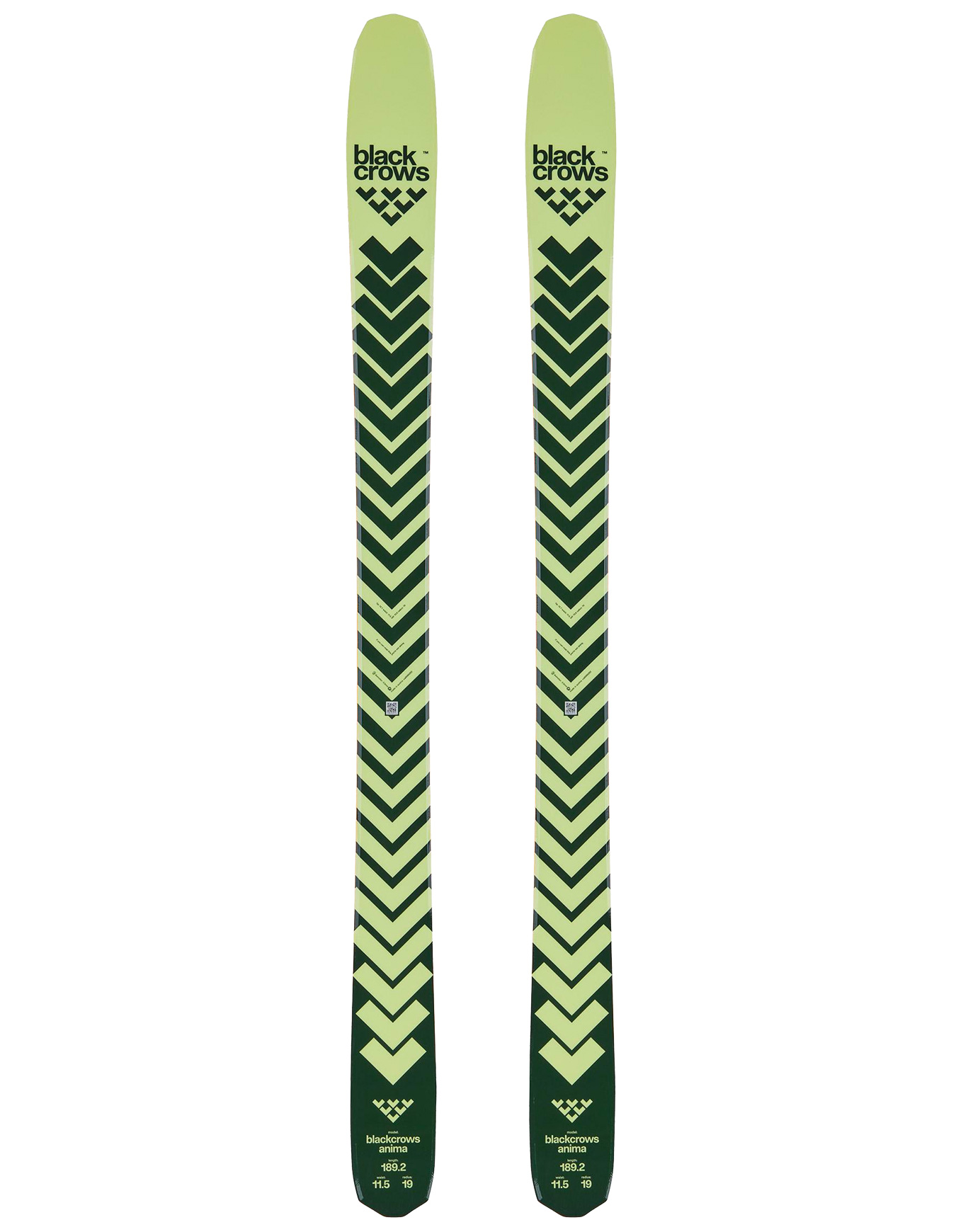 Skis freeride - Anima 2026 - Taille 194 cm - Vert
