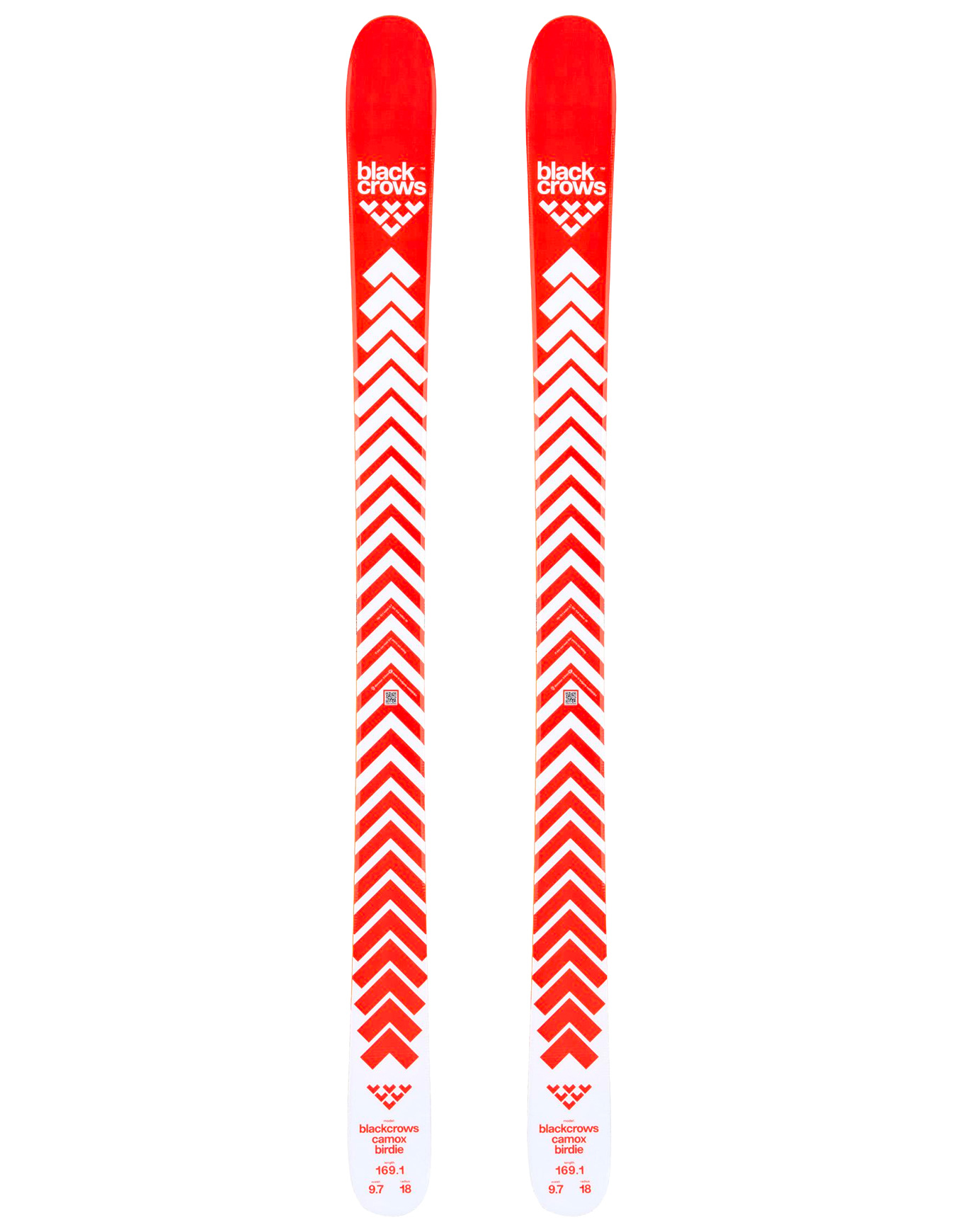 All-Mountain Skier Camox Birdie 2026 für Damen aus Wolle Größe 156 cm Orange