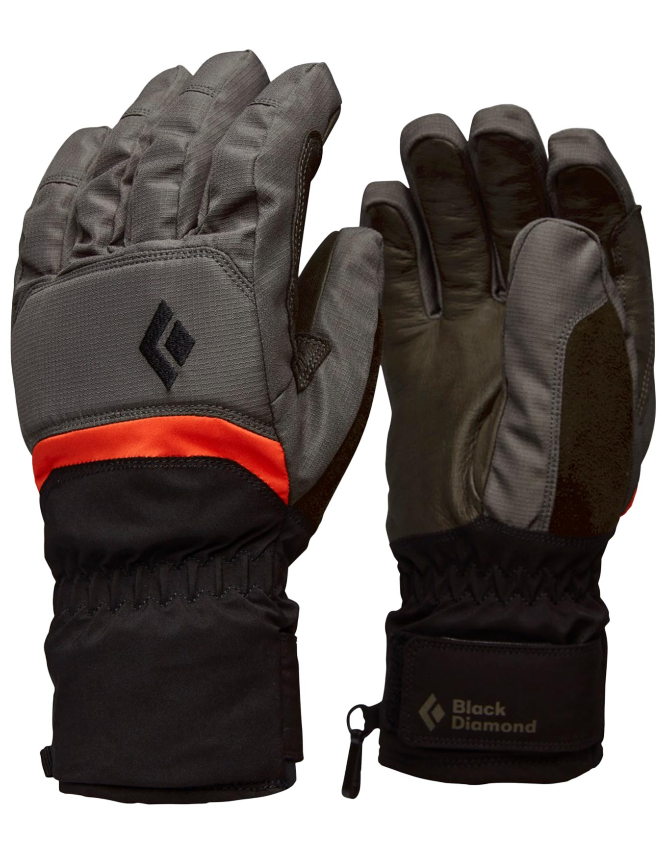 Handschuhe für Skihandschuhe aus PrimaLoft® und GORE-TEX Mission Gloves Walnuts für Herren aus Leder Größe L Grau