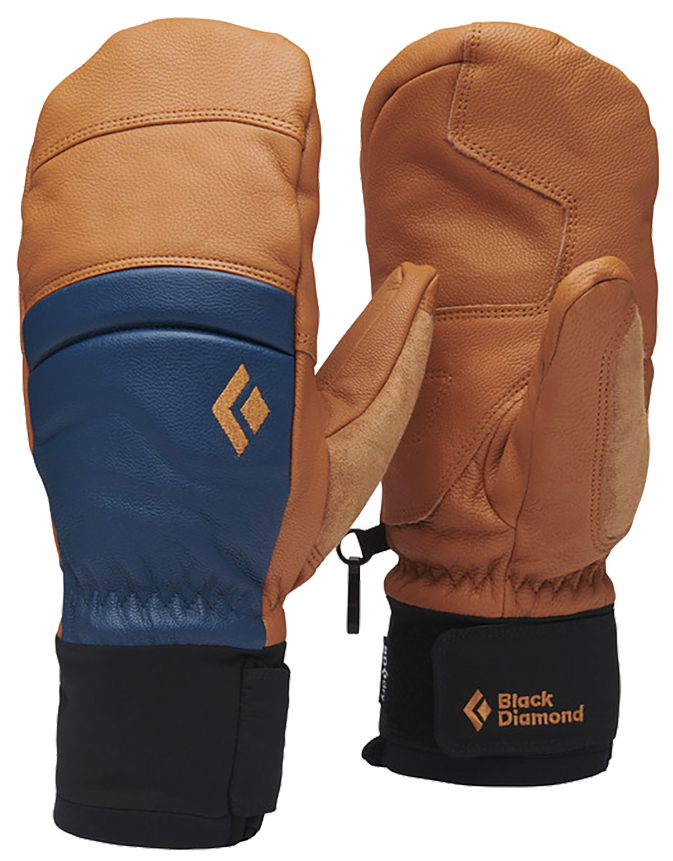 Moufles de freeride en PrimaLoft® - Spark Mitts Henna Ink Blue en Cuir - Taille XL - Marron